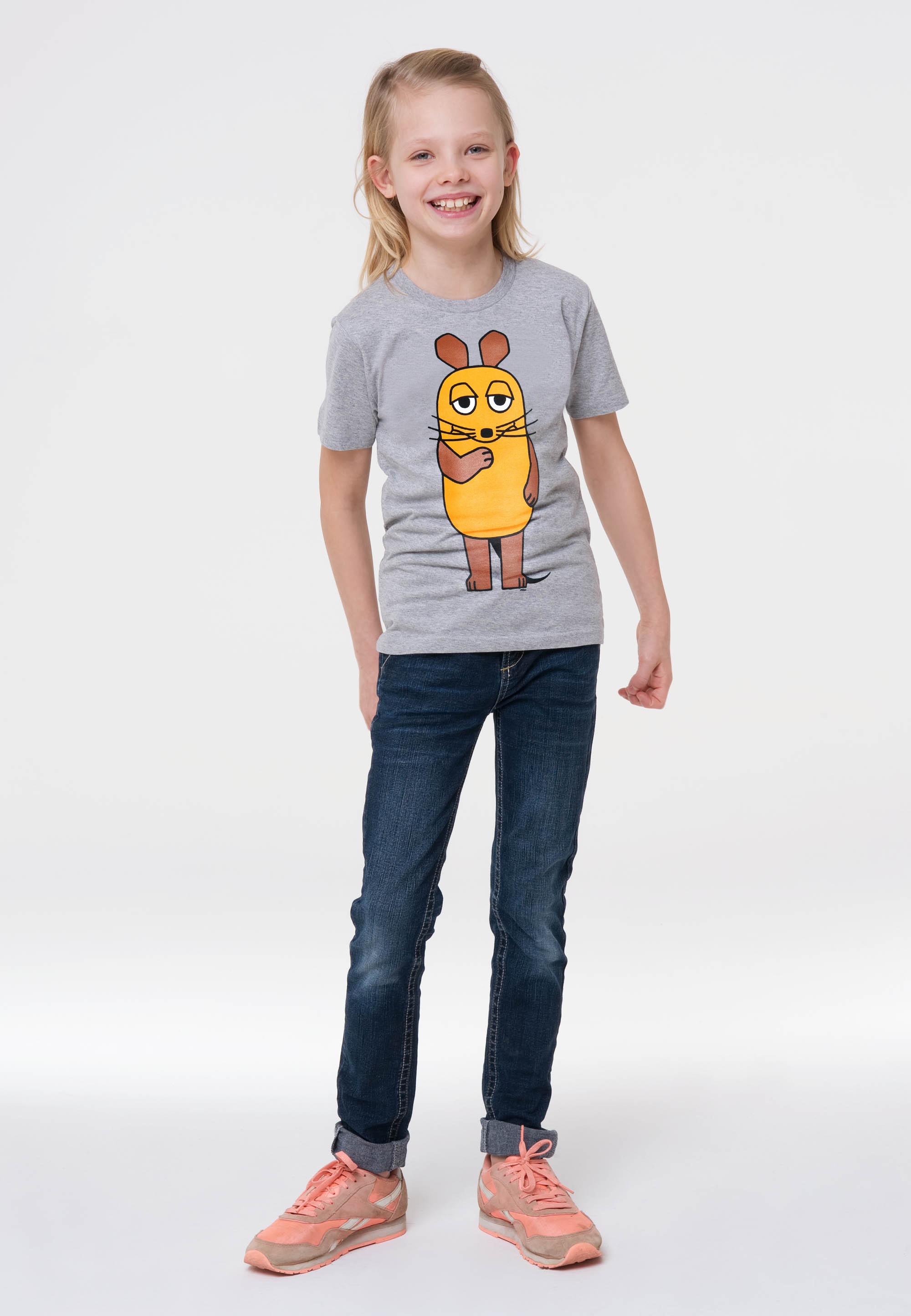 Thumbnail - LOGOSHIRT T-Shirt "Sendung mit der Maus - Maus" mit coolem Print