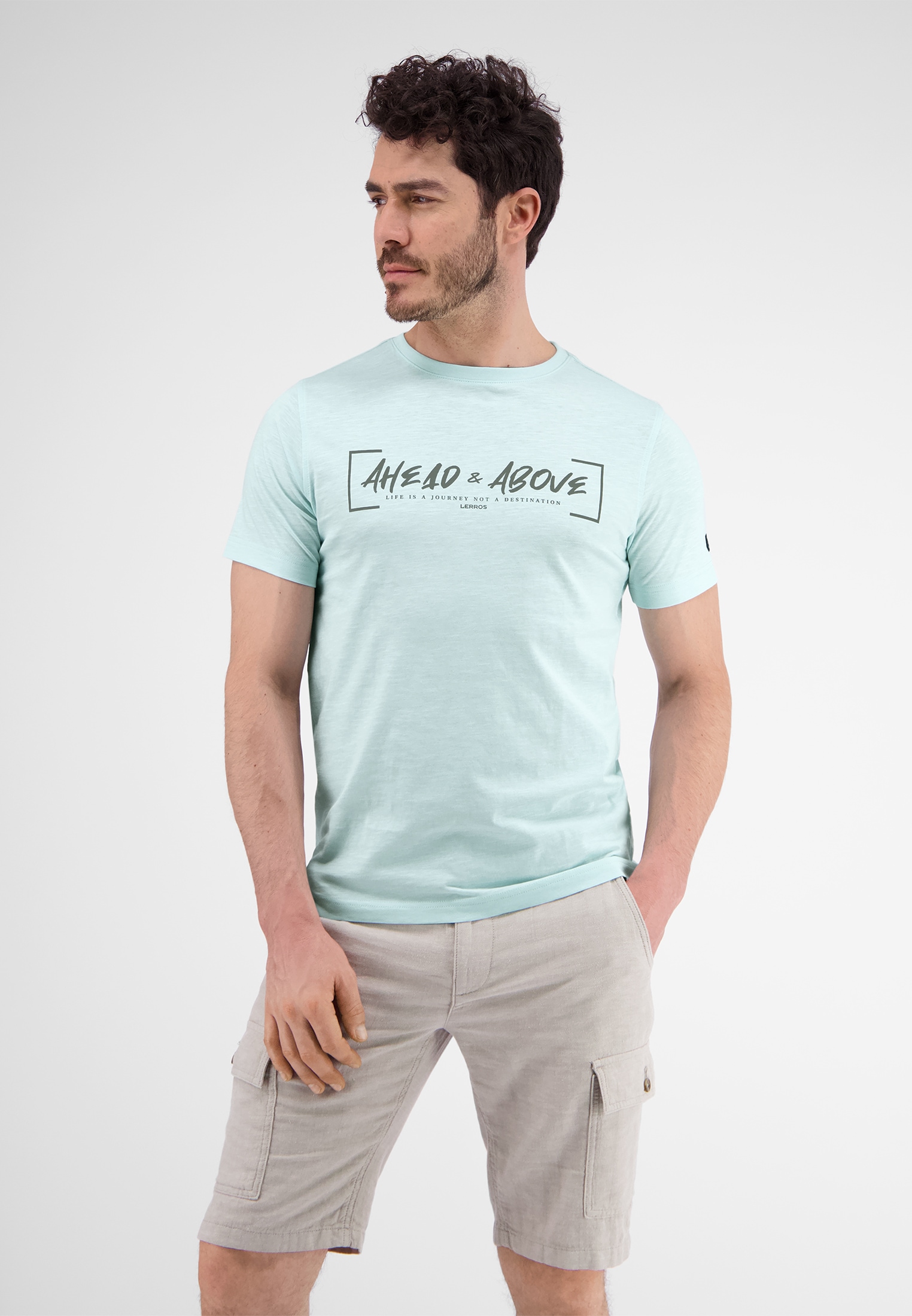 LERROS T-Shirt "LERROS T-Shirt *Ahead & Above*" günstig online kaufen