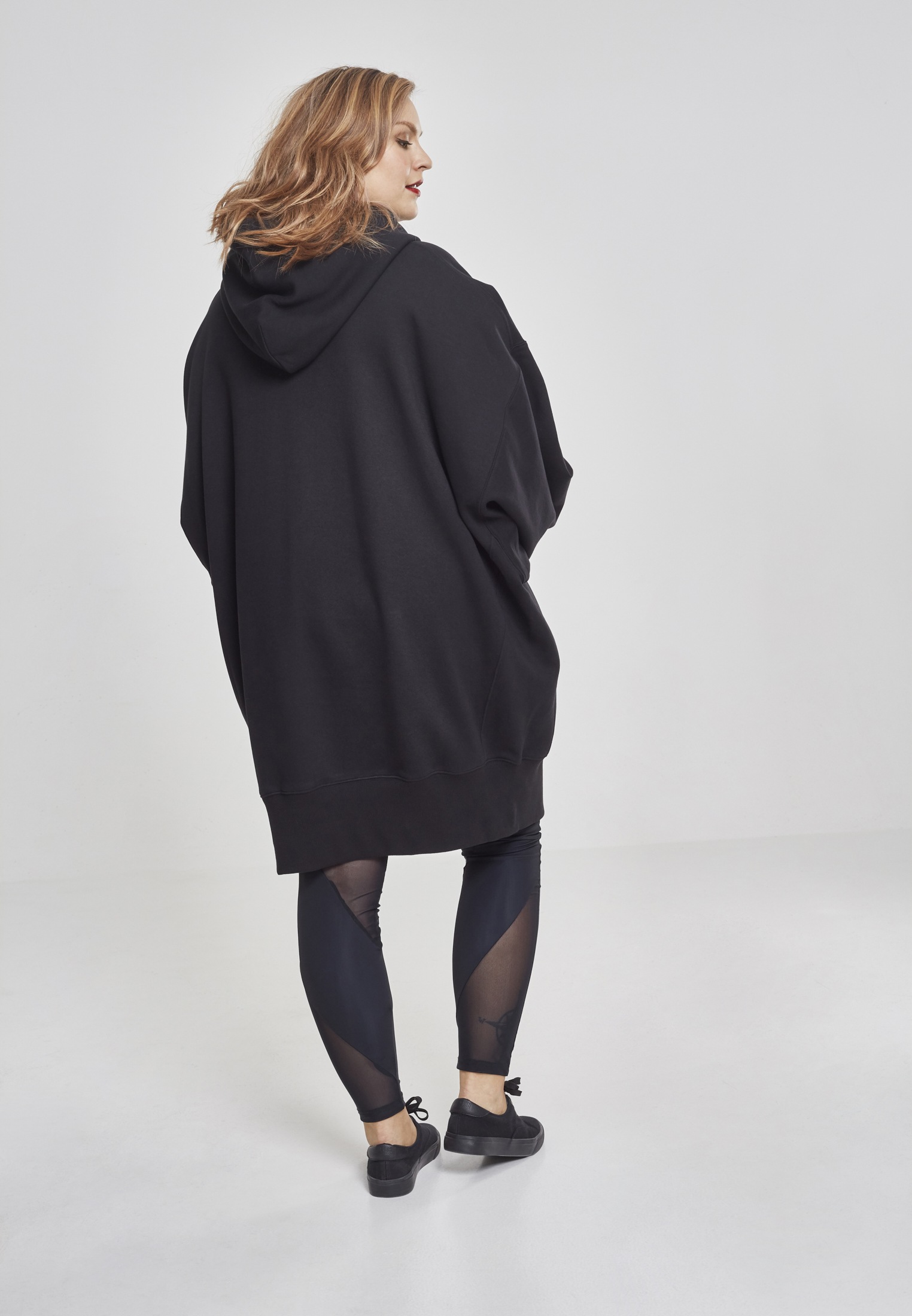 Thumbnail - URBAN CLASSICS Rundhalspullover "Urban Classics Damen Ladies Long Oversize Hoody", (1 tlg.)