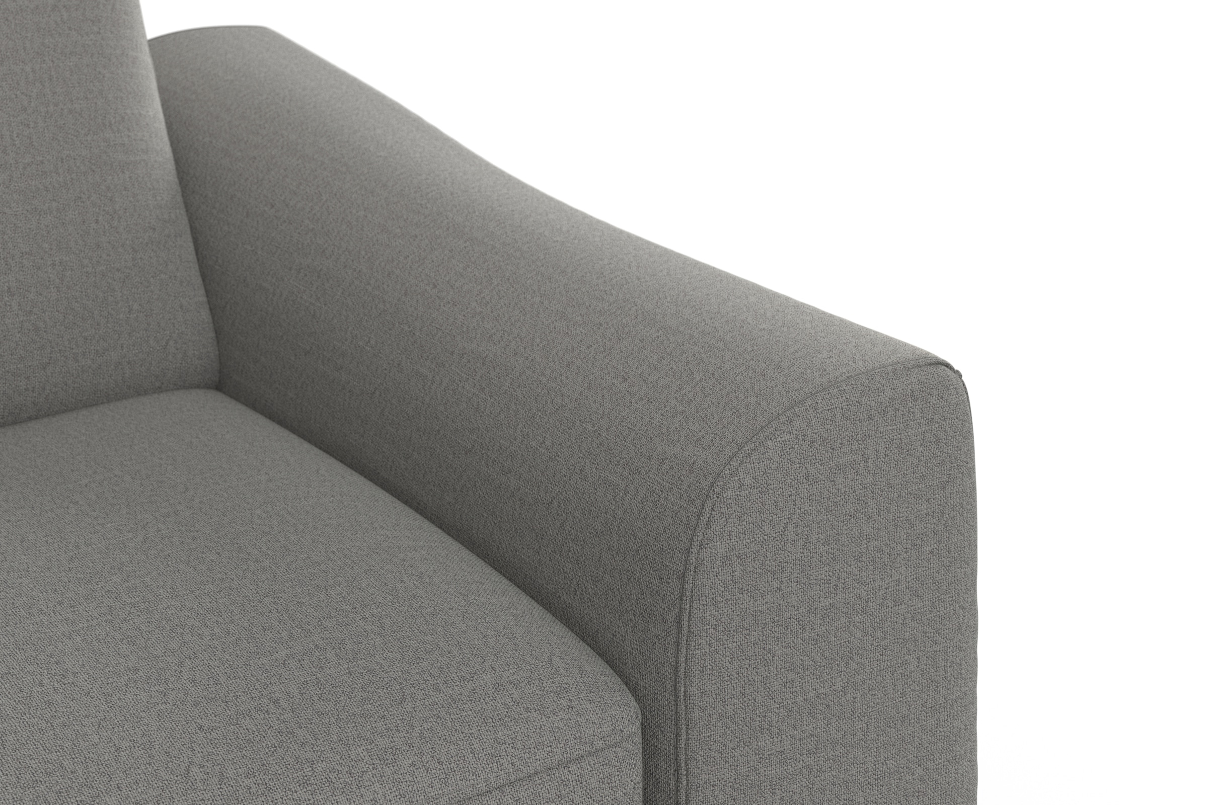 sit&more Ecksofa »Dundee L-Form«, mit Federkern und Massivholzfüßen, wahlweise mit Kopfteilverstellung
