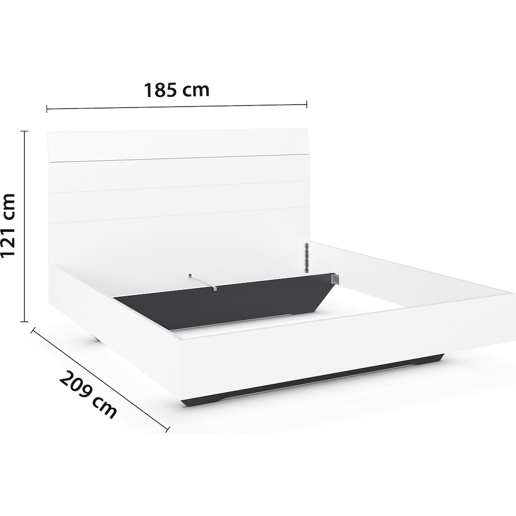 rauch Futonbett »Bett Doppelbett Holzbett AGORDO«