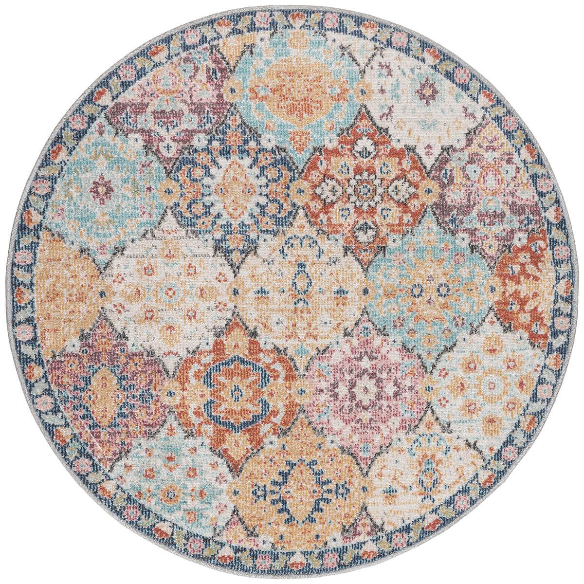 the carpet 1100000002199 "Palma" rund 4 mm Höhe Outdoor moderner robuster In und Outdoor Teppich