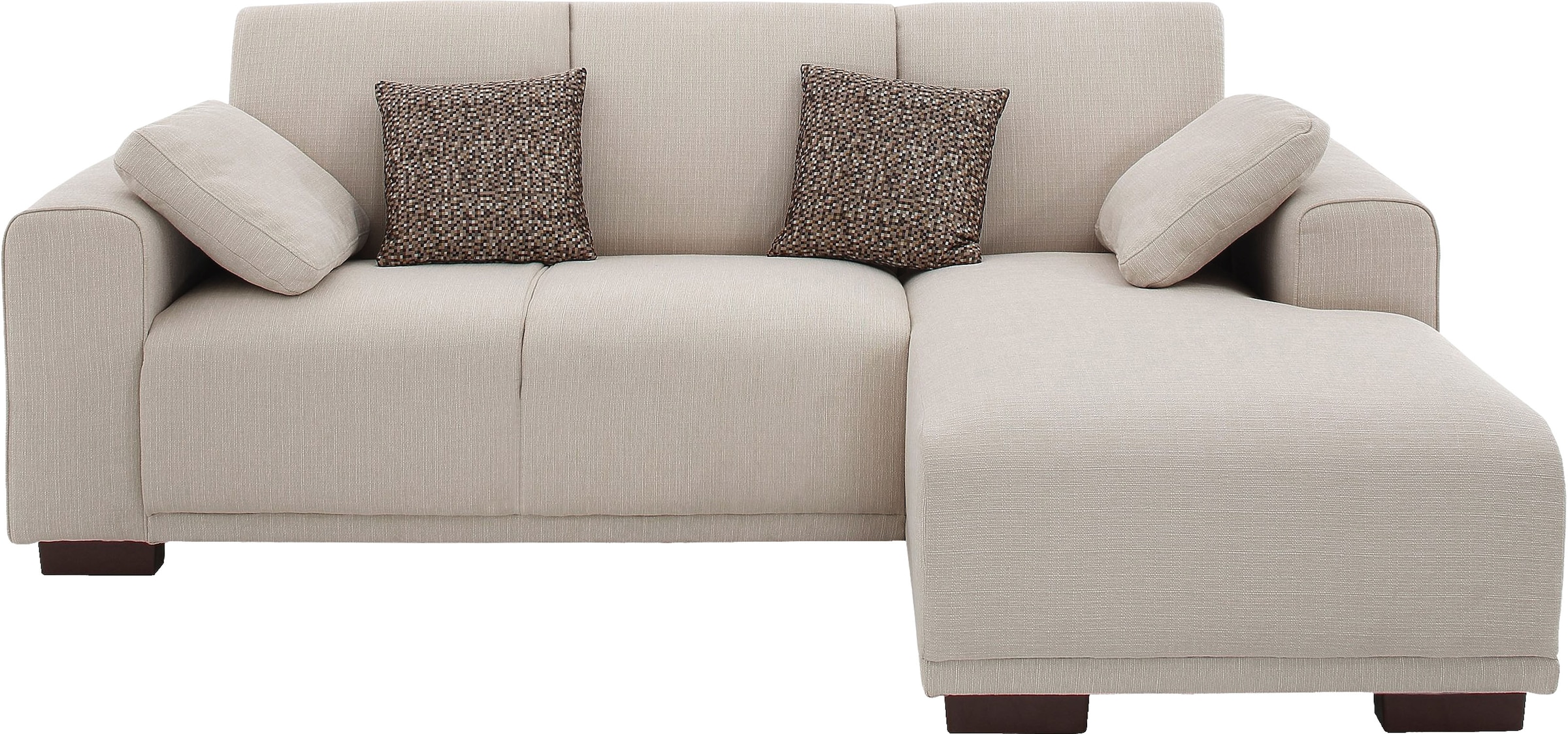 Ecksofa »Bornholm incl. 2 Kissen, Stellmaße 234x162 cm L-Form«, Recamiere wahlweise...