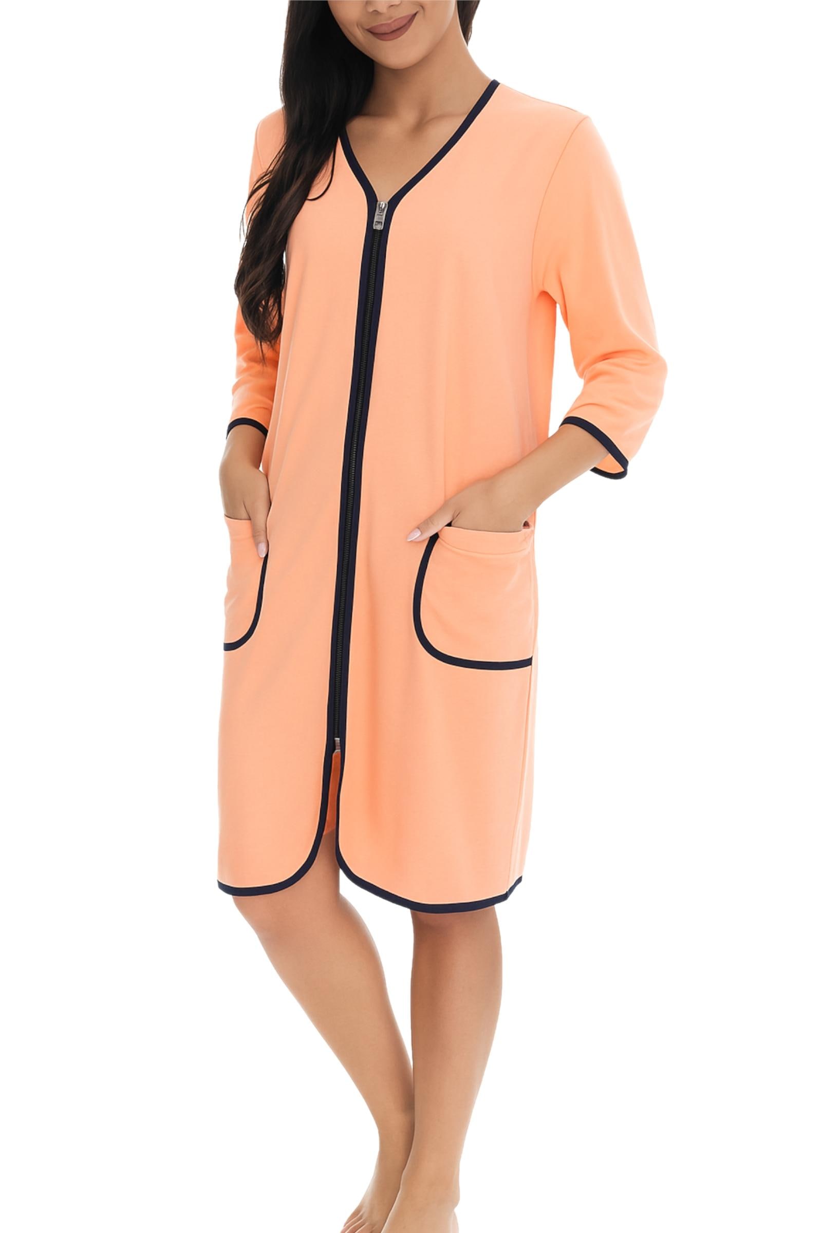 AQUARTI Damenbademantel "Bademantel Aquarti Damen Bademantel mit Reißversch günstig online kaufen