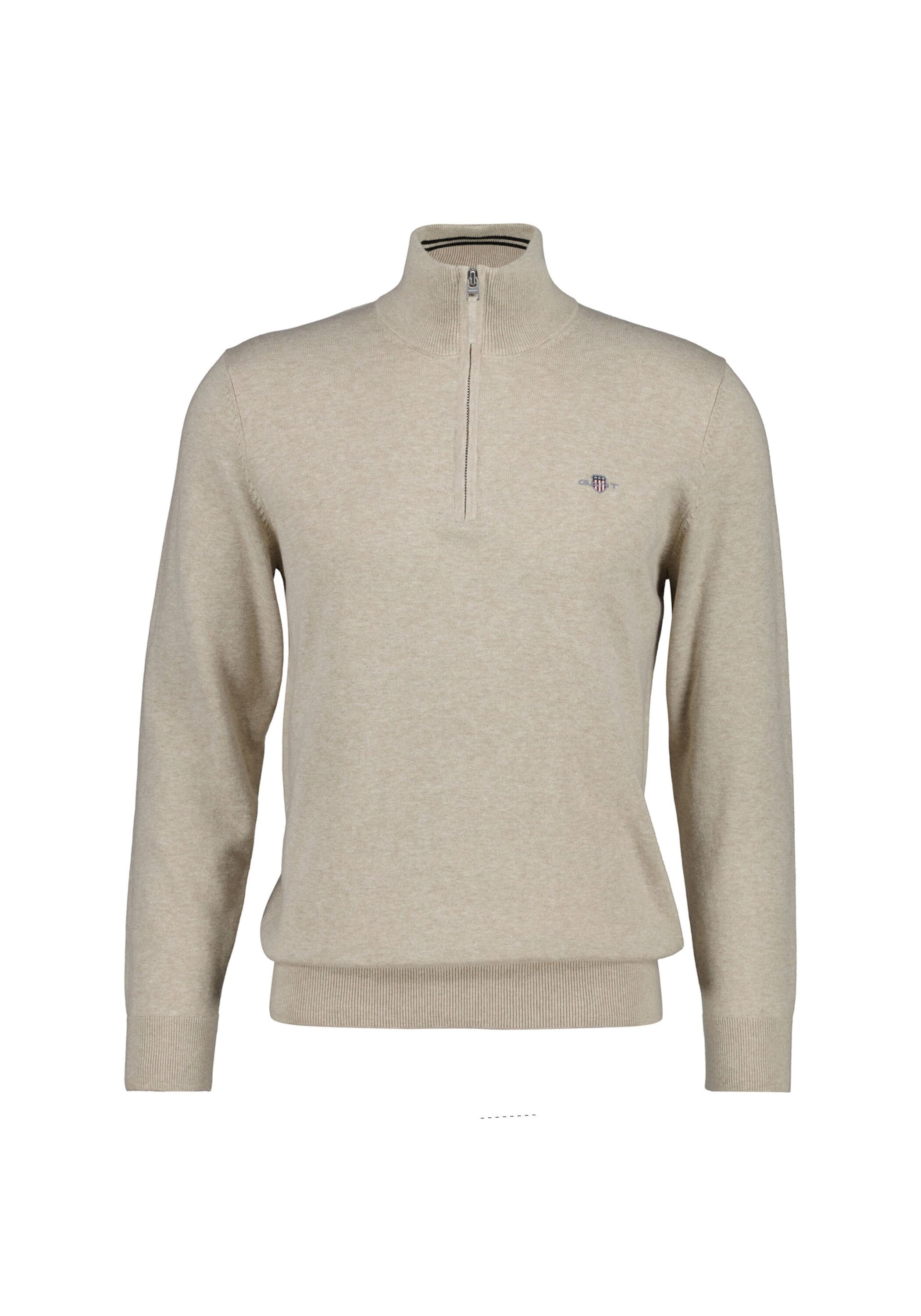 Gant Sweater "Strickpullover CLASSIC COTTON HALF ZIP" günstig online kaufen