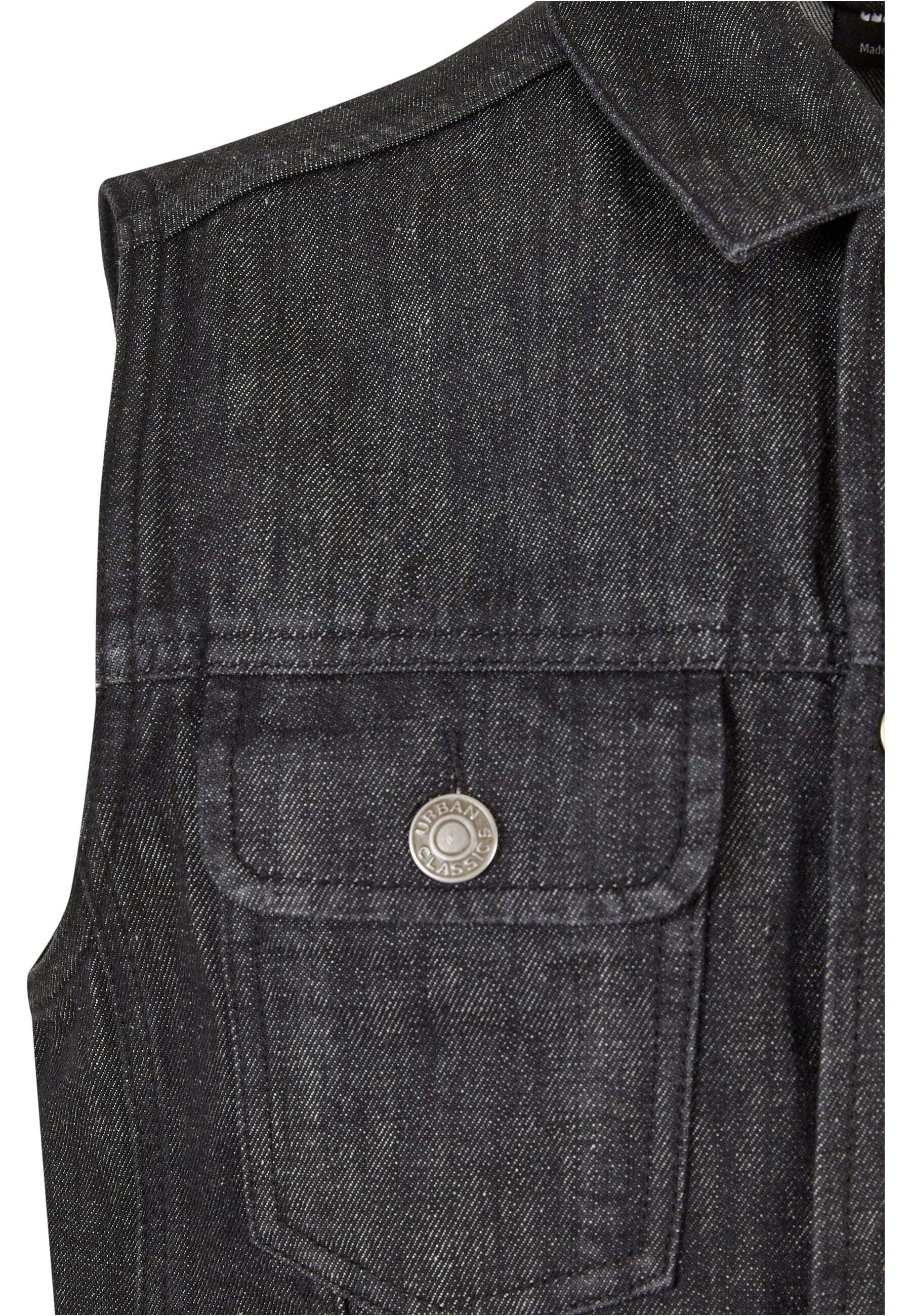 URBAN CLASSICS Jerseyweste »Urban Classics Herren Denim Vest«, (1 tlg.)