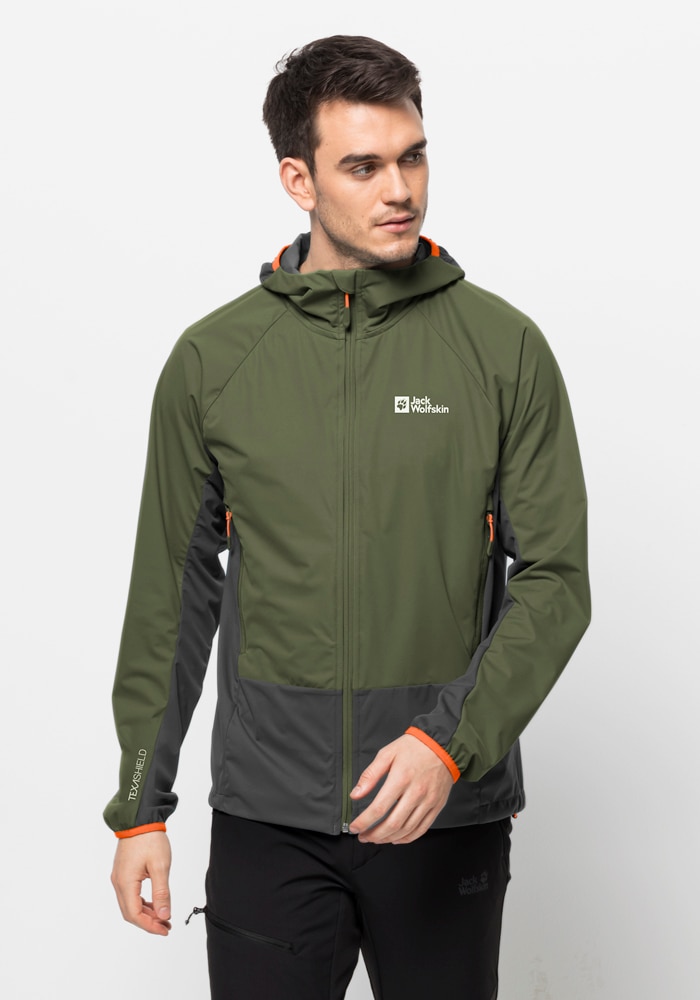 Jack Wolfskin Softshelljacke "EAGLE PEAK II HOODY M", mit Kapuze