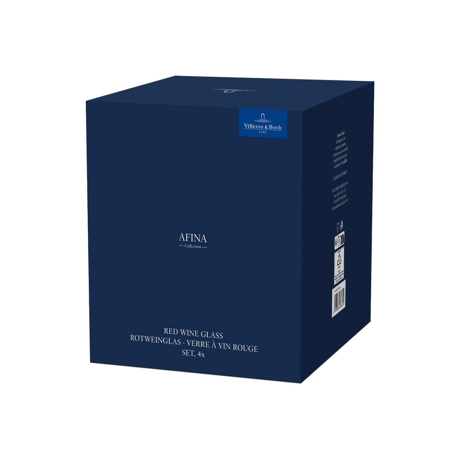 Villeroy & Boch Rotweinglas »Rotweingläser Afina 200 ml 4er Set transparent«