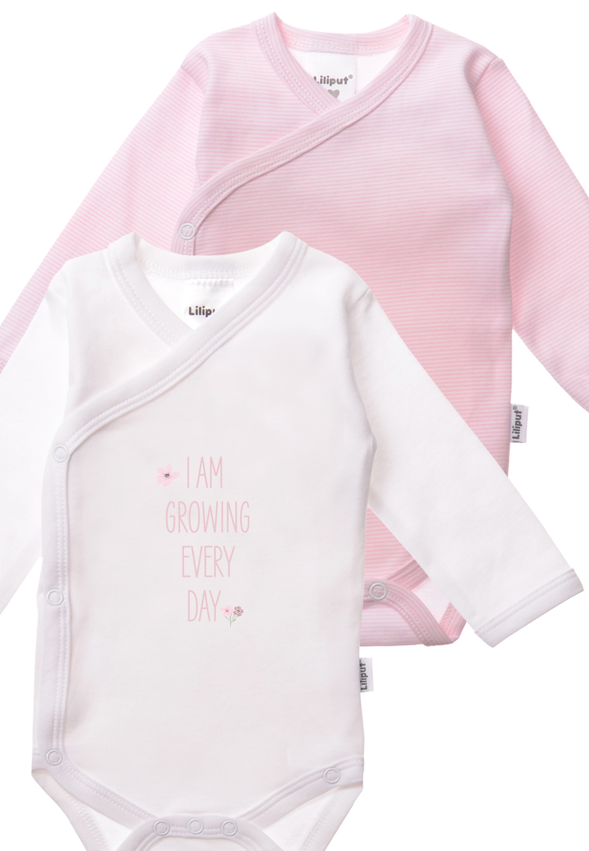 Liliput Body »I am growing every day«, mit langen Ärmeln im Doppelpack