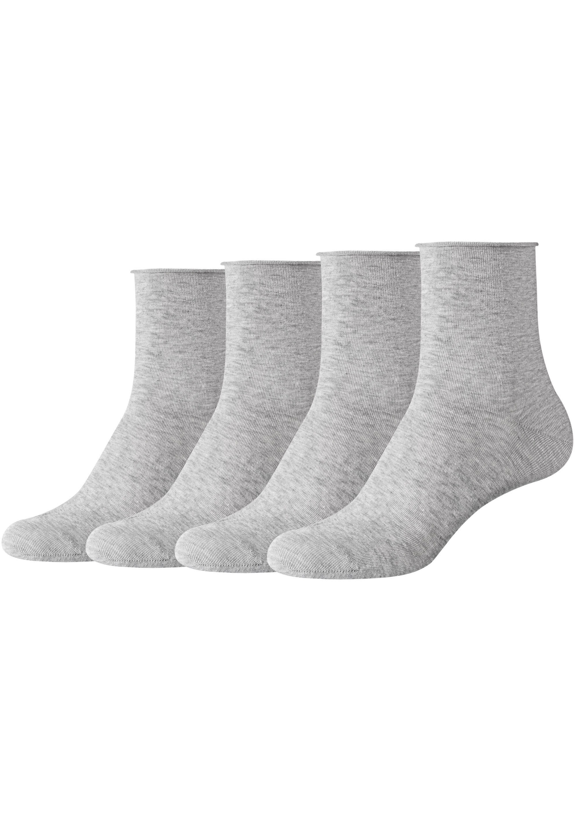 Thumbnail - Camano Socken "cotton fine" 4 Stk. tlg. Mit Rollrand
