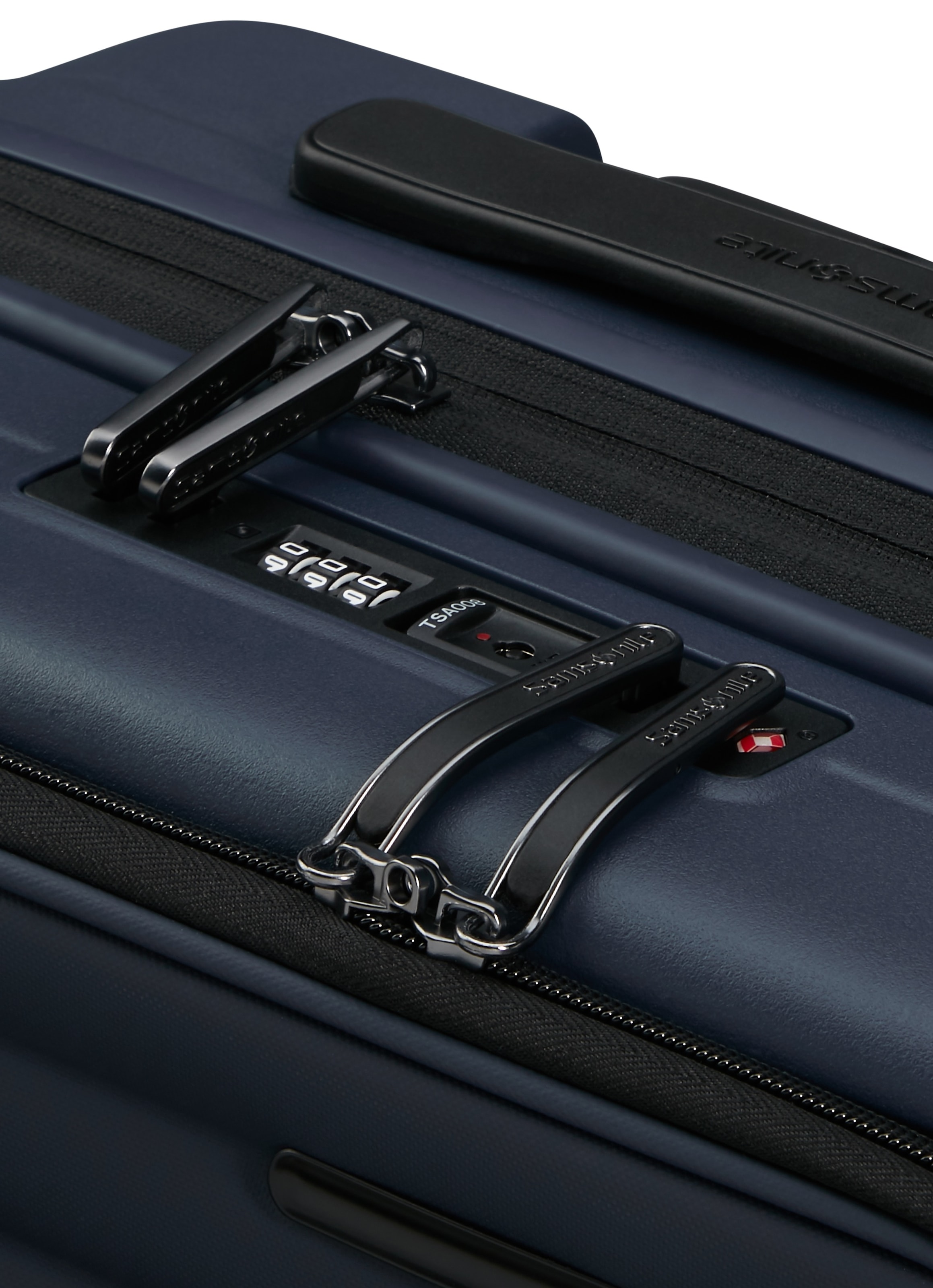Samsonite Hartschalen-Trolley »RESTACKD, verschiedene Größen und Farben«, (mit Packtaschen), 4 Rollen, Reisekoffer mit TSA Schloss Volumenerweiterung Packtaschen