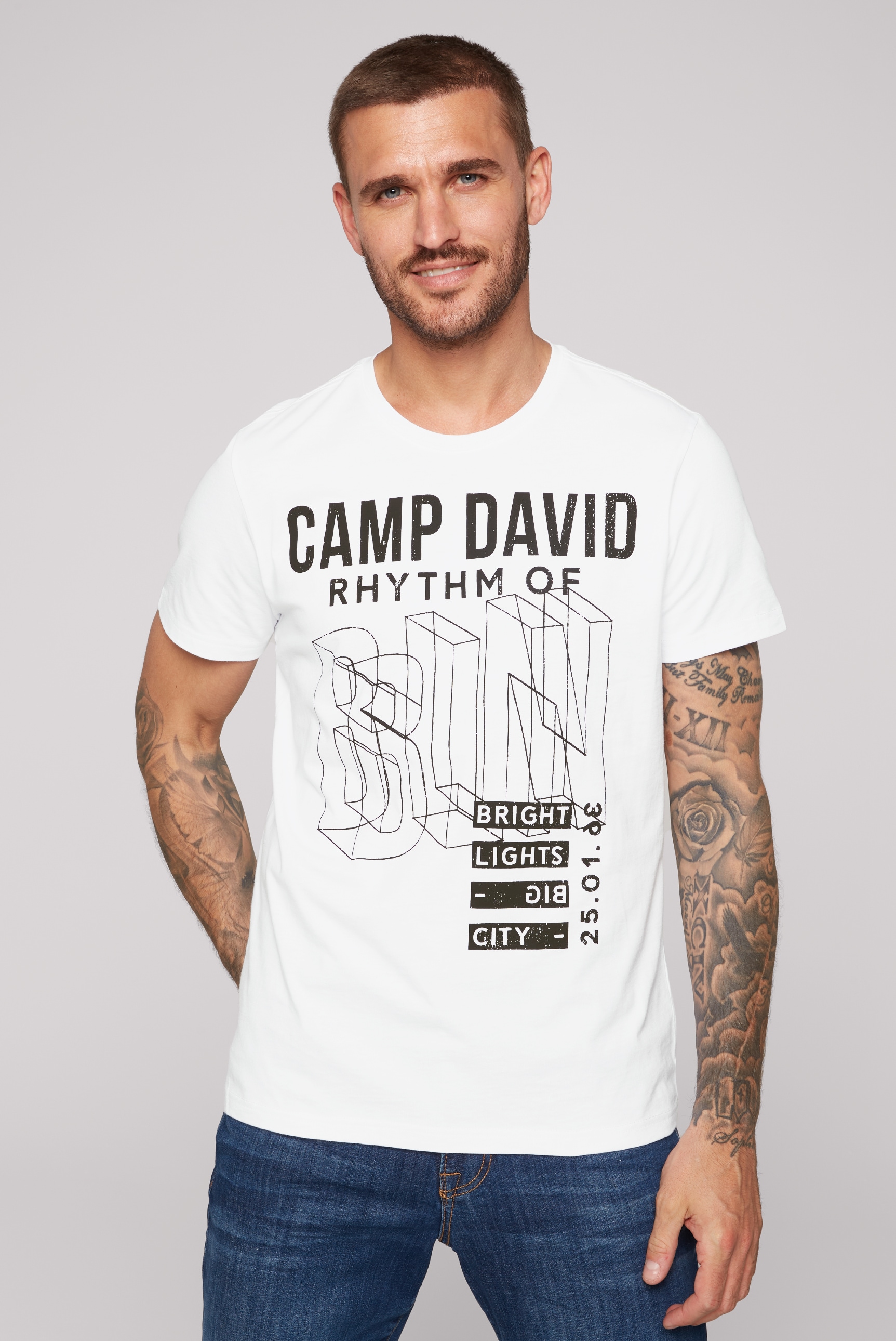 CAMP DAVID Rundhalsshirt, aus BAUR ▷ Baumwolle kaufen 