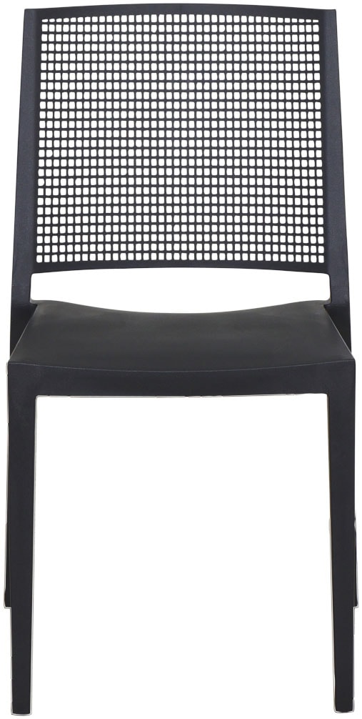 Siena Garden Gartensessel »Square 2er Set Stapelstuhl anthrazit« Set, 2 Stk. tlg. Gestell, Polypropylen/Glasfaser