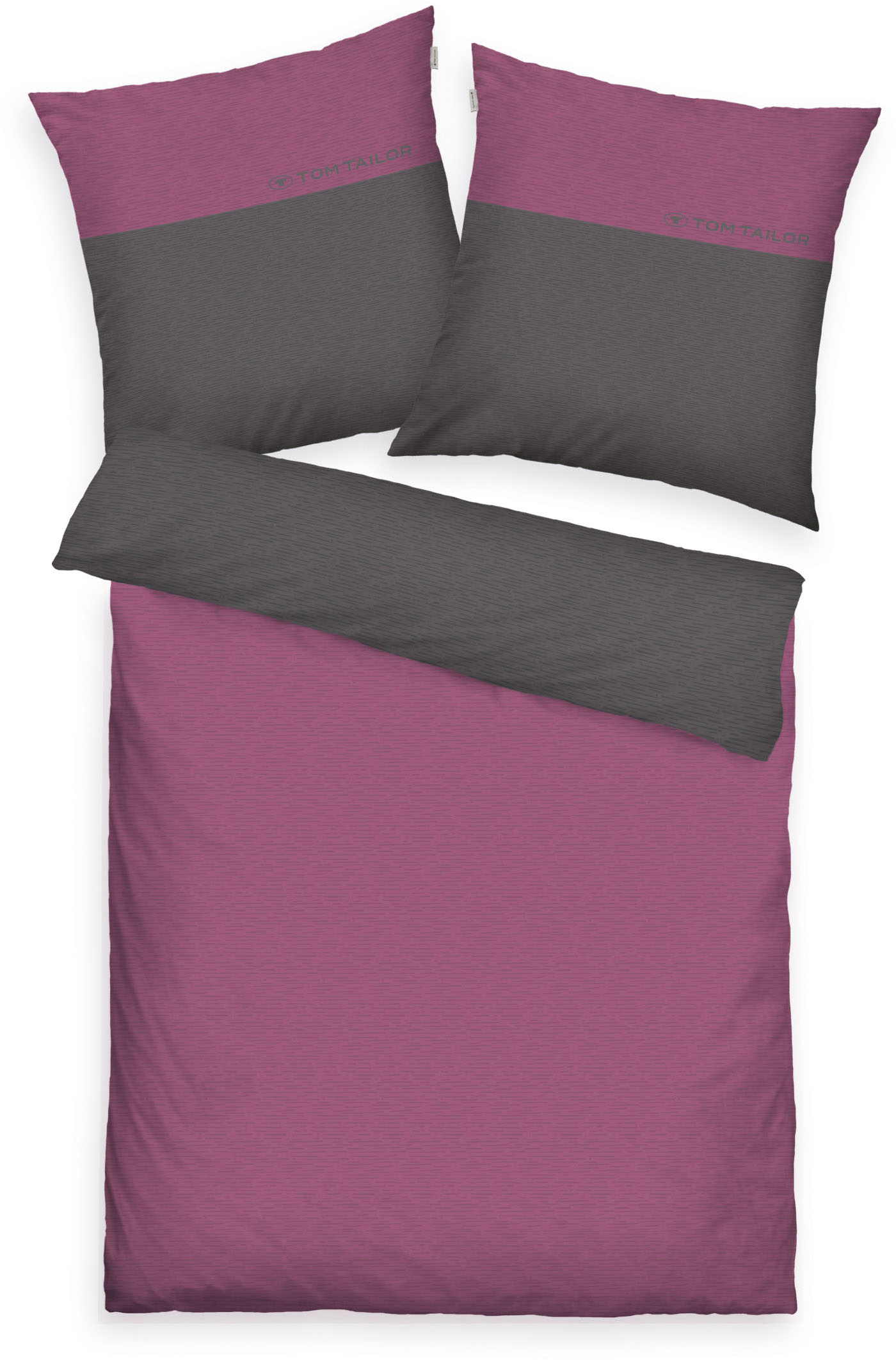 Thumbnail - TOM TAILOR HOME Bettwäsche "Henry" 3 Stk. tlg. Bettwäsche aus Baumwolle, mit GRATIS-Zugabe: Sporthandtuch