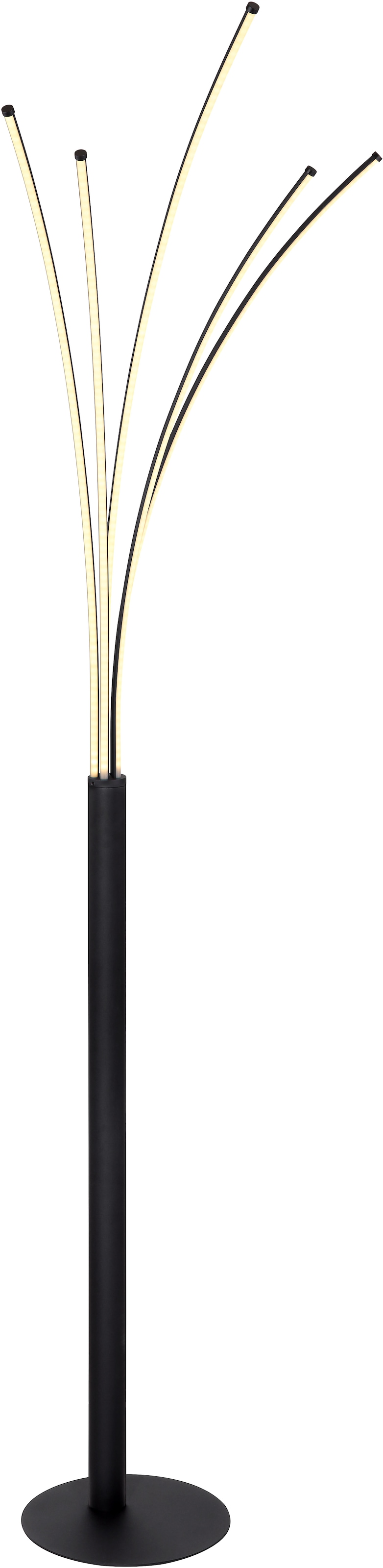 "GLOBO LIGHTING LED Stehlampe ""BIZZY"", schwarz, Leuchten, Stehleuchte/Wohnzimmer/Schlafzimmer/Flur, LED Stehlampe"