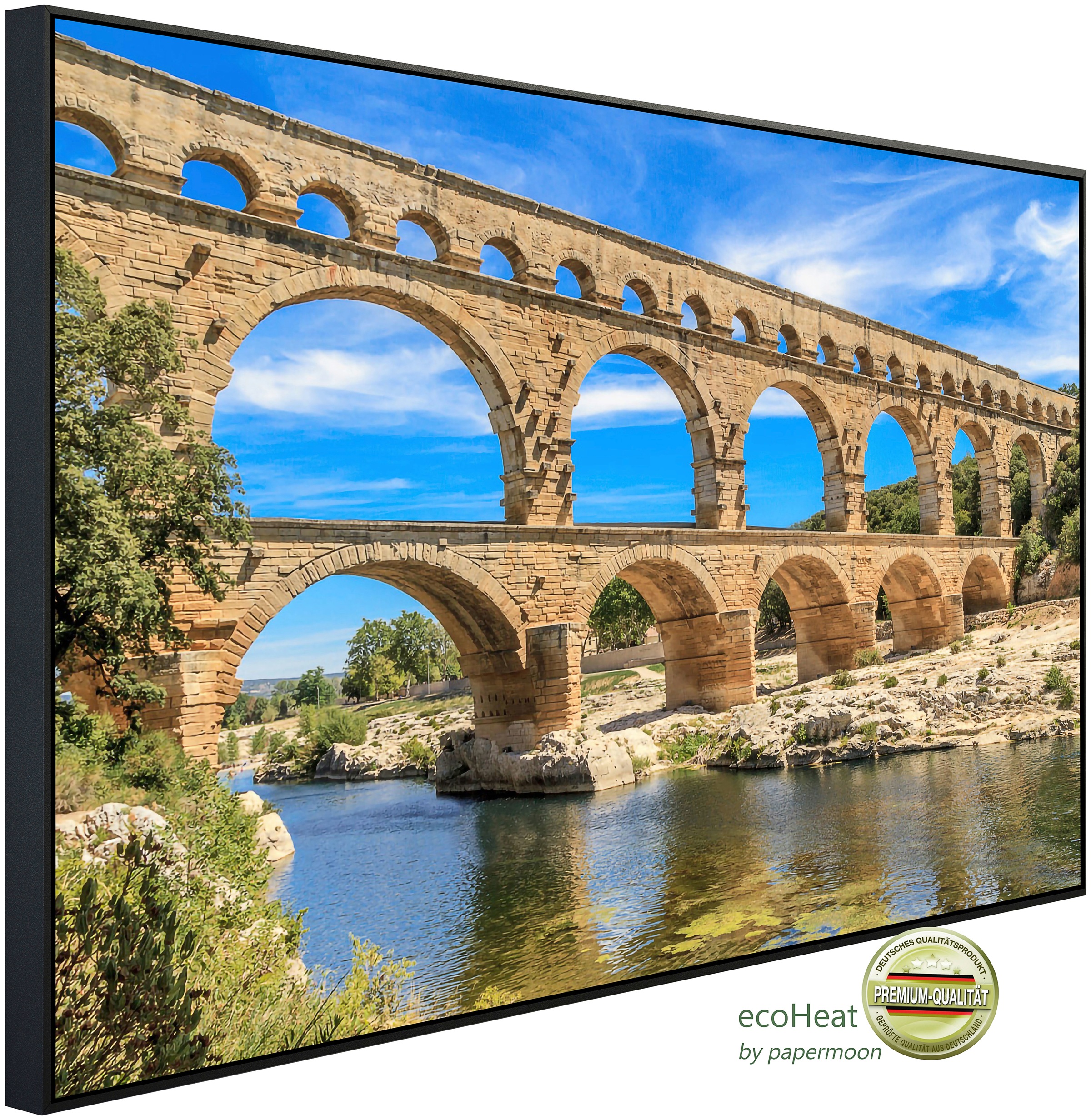 Infrarotheizung »Pont du Gard Aquädukt«, sehr angenehme Strahlungswärme