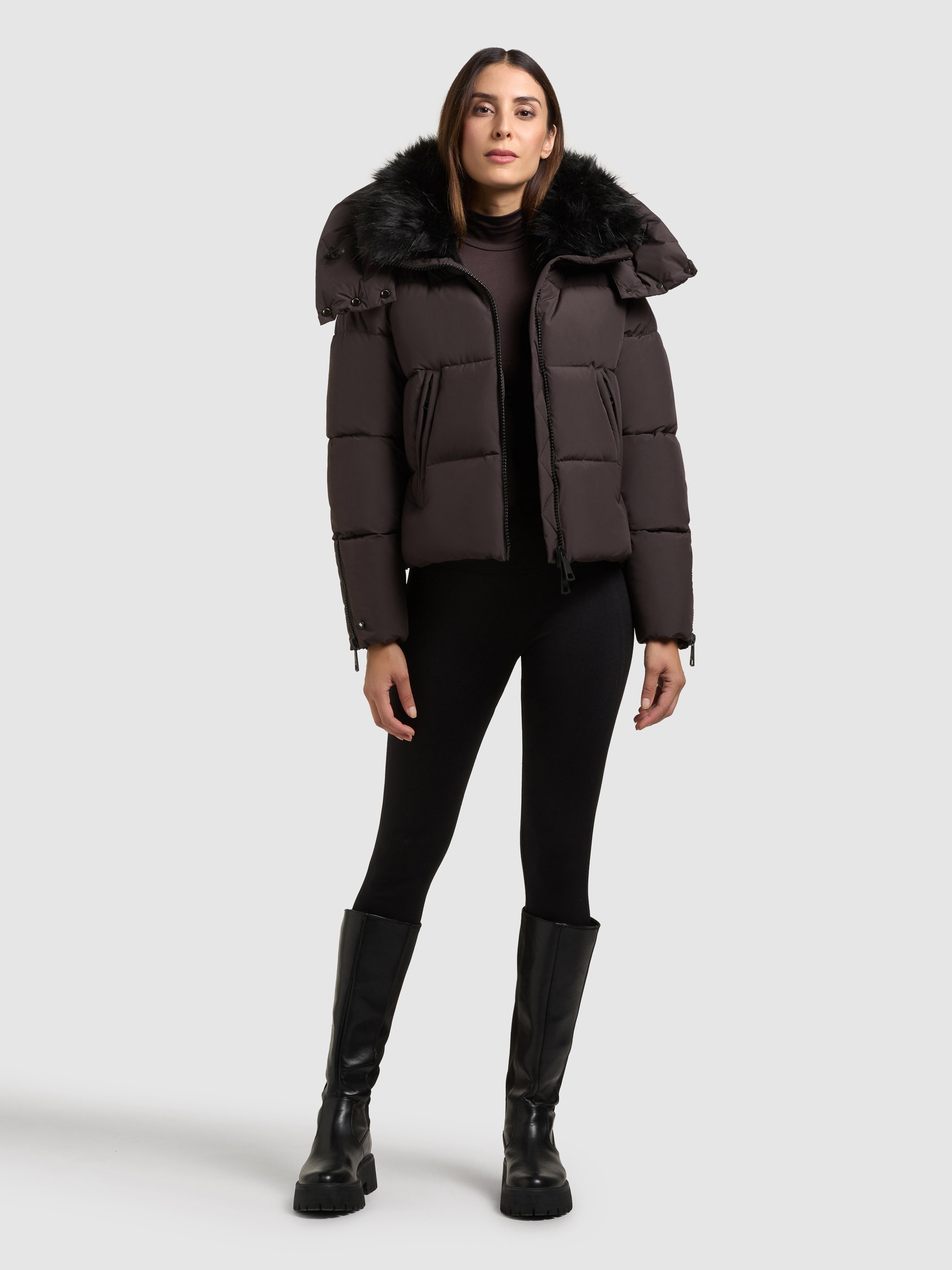 khujo Steppjacke "PETUNIA" mit Kapuze günstig online kaufen