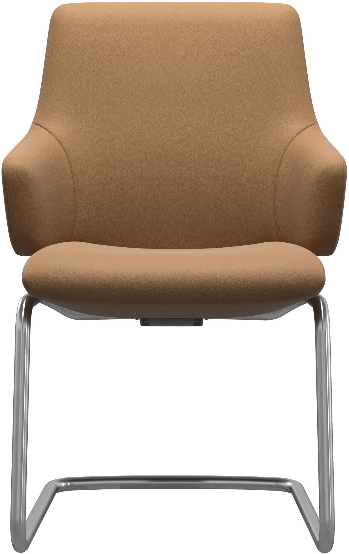 Stressless® Polsterstuhl »Laurel«, Leder PALOMA, Low Back mit Armlehne, Größe L, mit Beinen aus Stahl in Schwarz matt