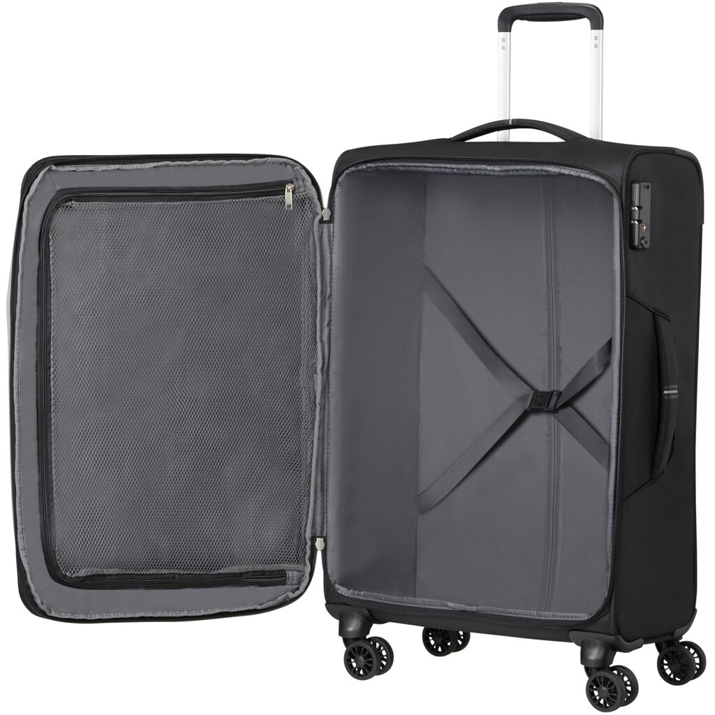 American Tourister® Weichgepäck-Trolley »Crosstrack, 68 cm«, 4 Rollen