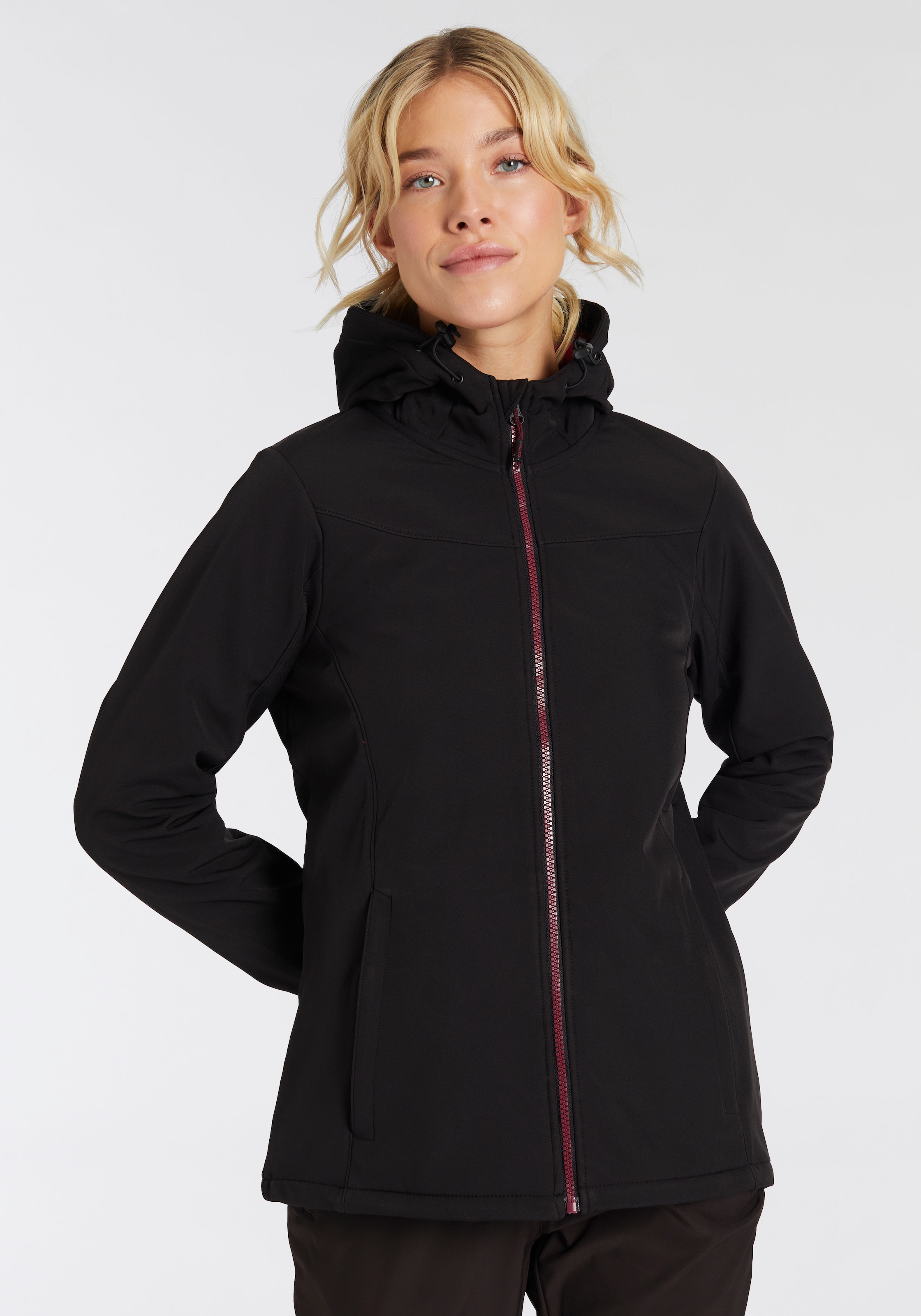 Killtec Softshelljacke "KOS 179 WMN SFTSHLL JCKT 2", mit Kapuze