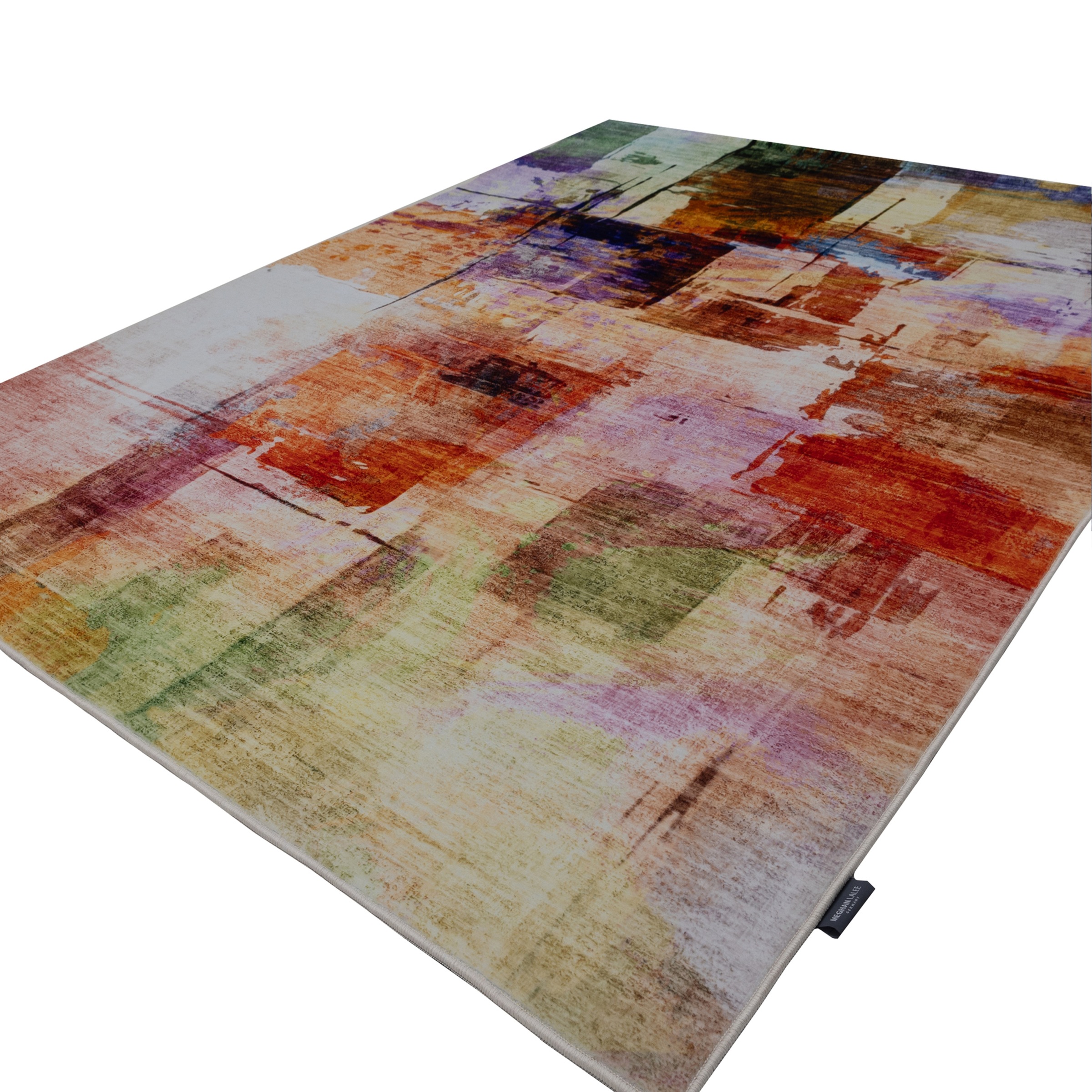 Teppich KAYOOM "Visionary 134", multi, B:160cm H:8mm L:230cm, Polyester, Teppiche, Teppich, Kurzflor, Patchwork Muster, Modernes Muster 3