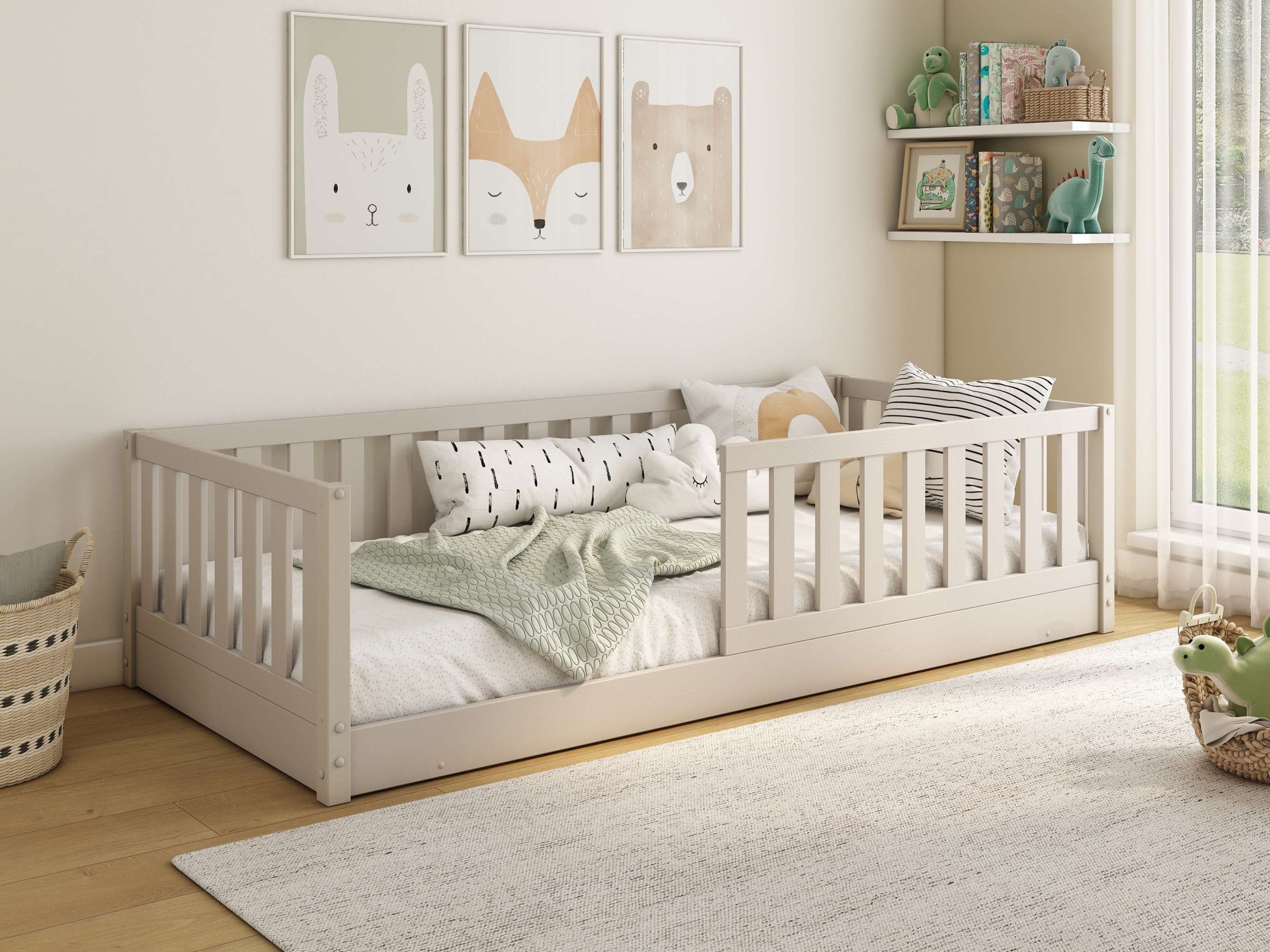 OTTO home Kinderbett »Avelin« aus massiver Kiefer, 90x200, FSC® zertifiziert