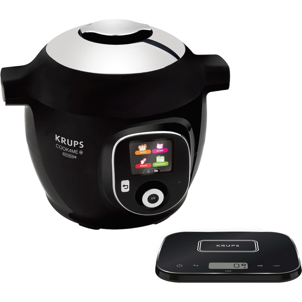 Krups Multikocher »CZ8568 Cook4Me+ Grameez«, vernetzte Waage, 300 Rezepte, 6 Programme, kompatibel mit Cook4Me-App