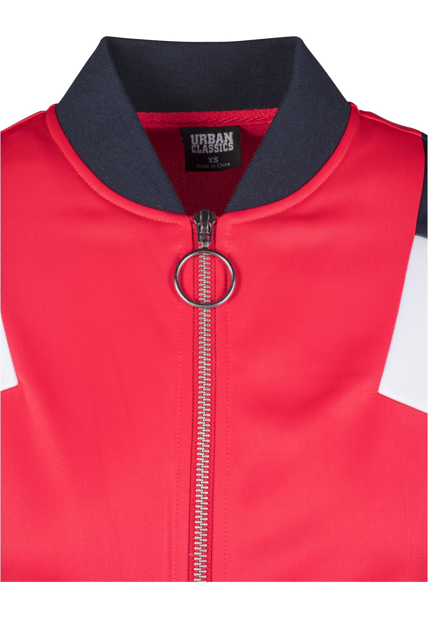 URBAN CLASSICS Allwetterjacke »Urban Classics Damen Ladies 3-Tone Track Jacket«, (1 St.), ohne Kapuze