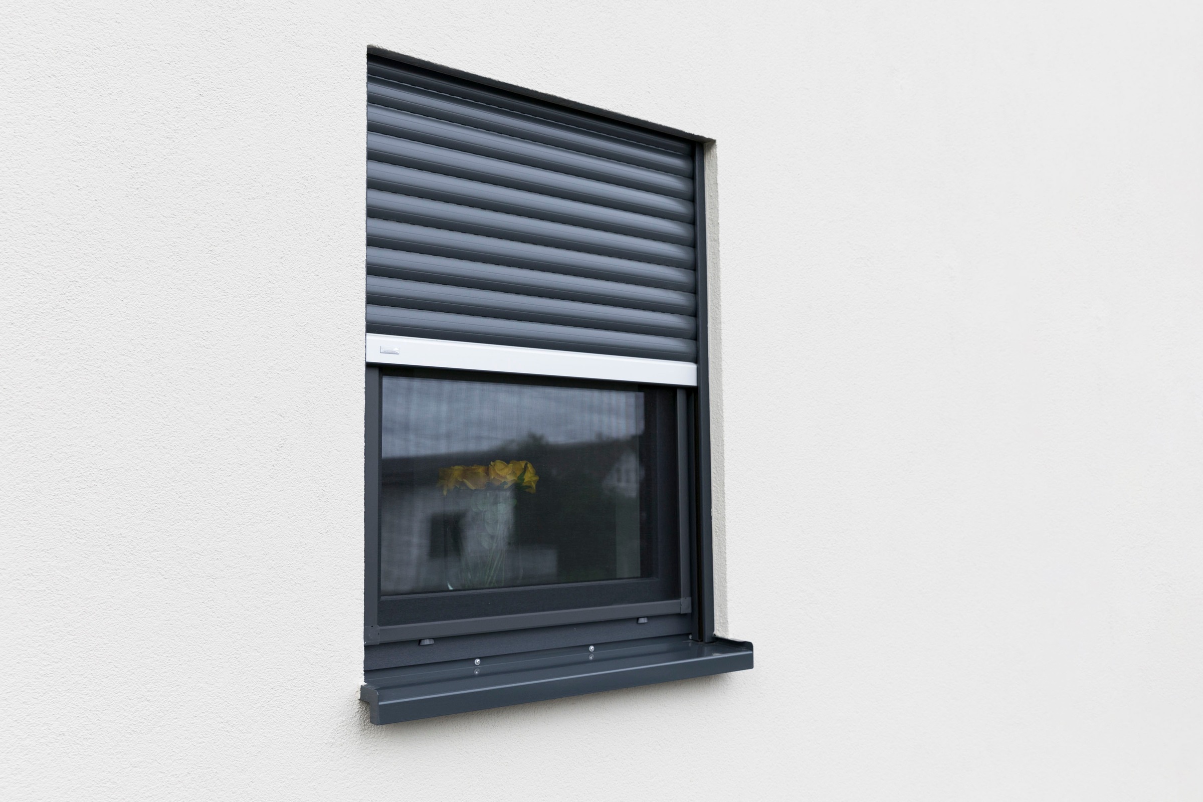 SCHELLENBERG Insektenschutz-Fensterrahmen »Fliegengitter Fenster Premium«, mit Rahmen aus Aluminium in anthrazit und weiß, 100 x 120 cm