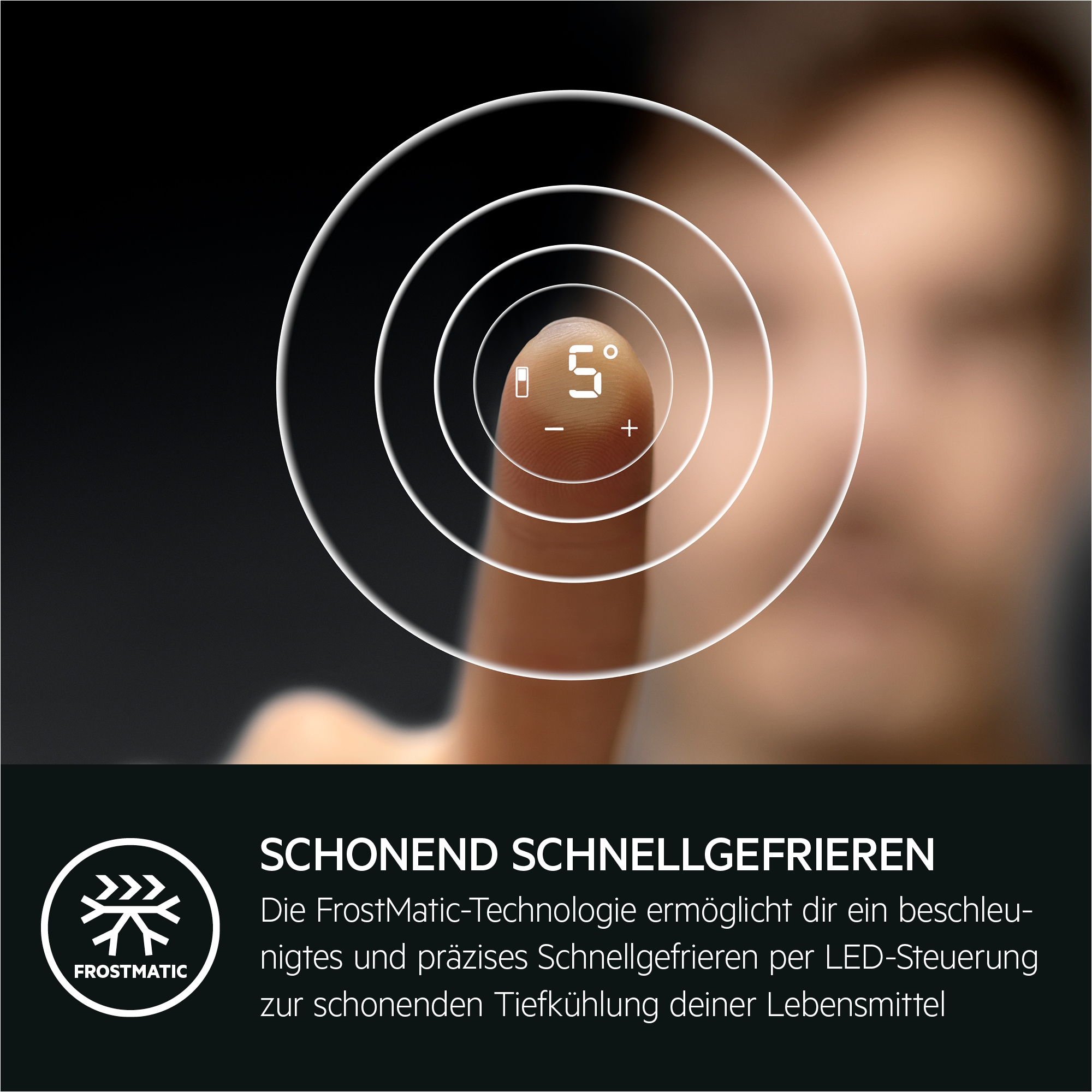 AEG Einbaukühlgefrierkombination 5000 »TSC5S183DF«, LowFrost: Erheblich weniger Eisbildung