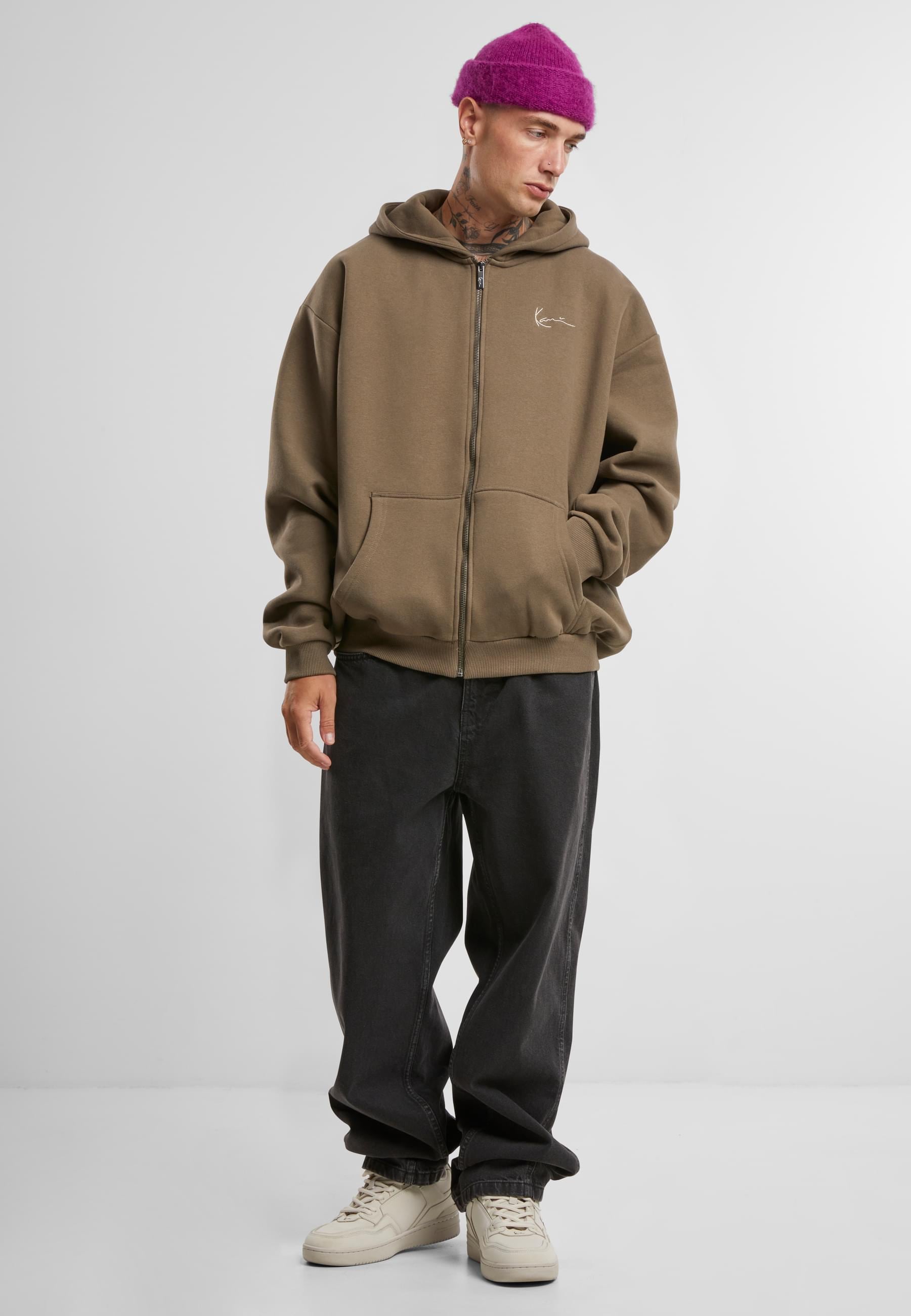 Karl Kani Sweatjacke »Karl Kani KK Small Signature Essential Os Ziphoodie«