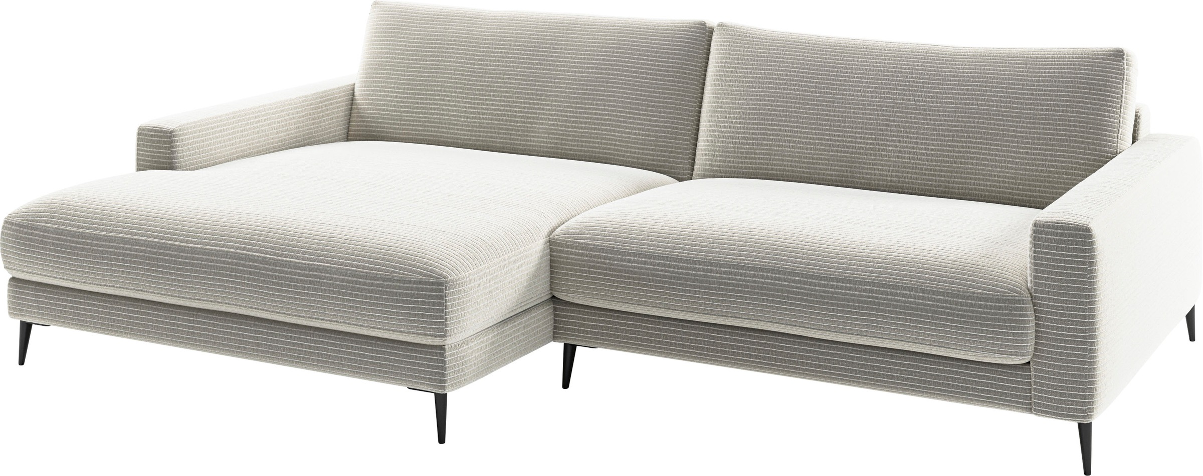 Home affaire Ecksofa "Downtown, B/T/H: 272/190/84 cm L-Form" weicher Sitzko günstig online kaufen