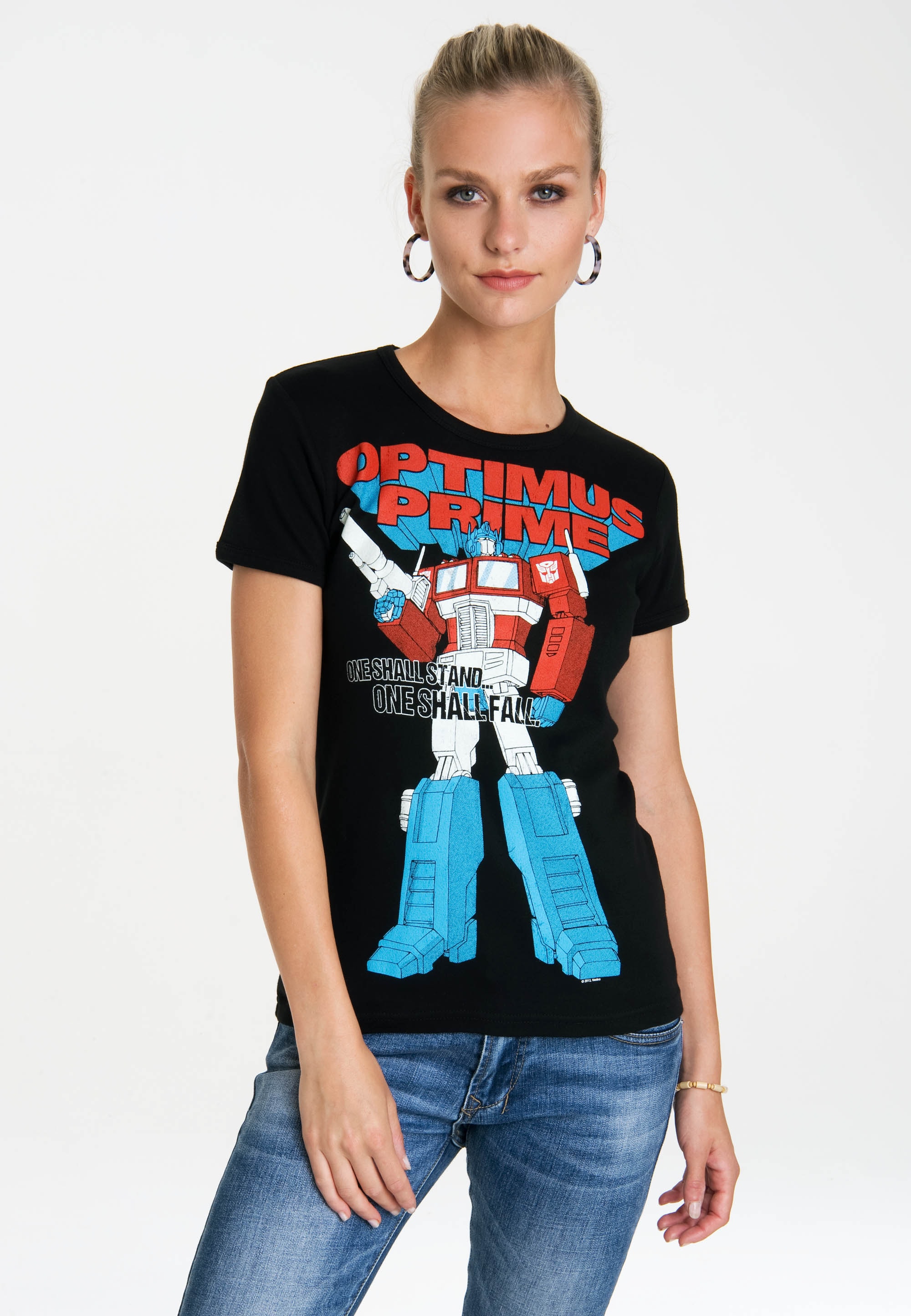 T-Shirt »Optimus Prime - One Shall Stand«, mit lizenziertem Originaldesign