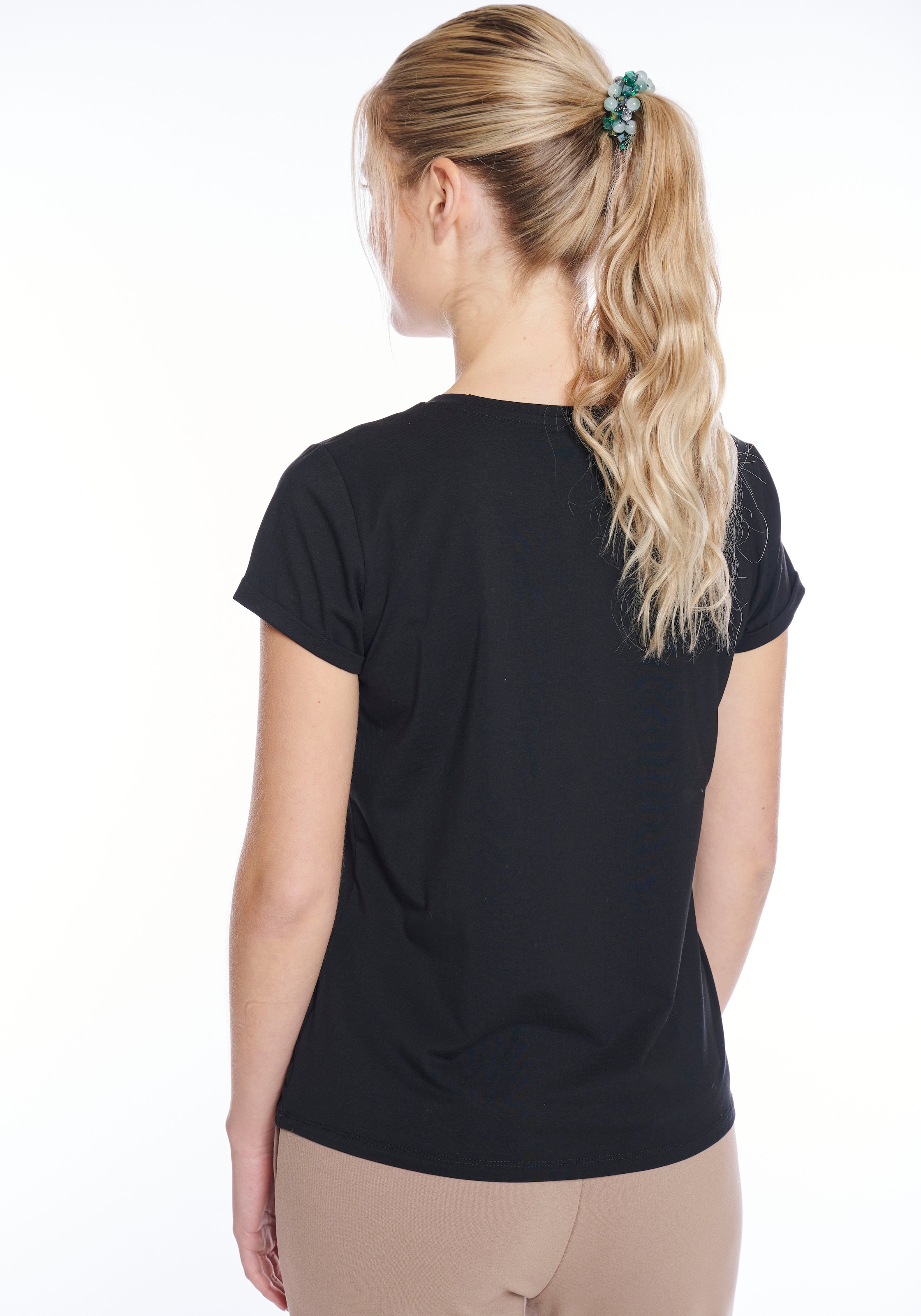 ZABAIONE T-Shirt »Au44tumn«, mit Glitzernieten