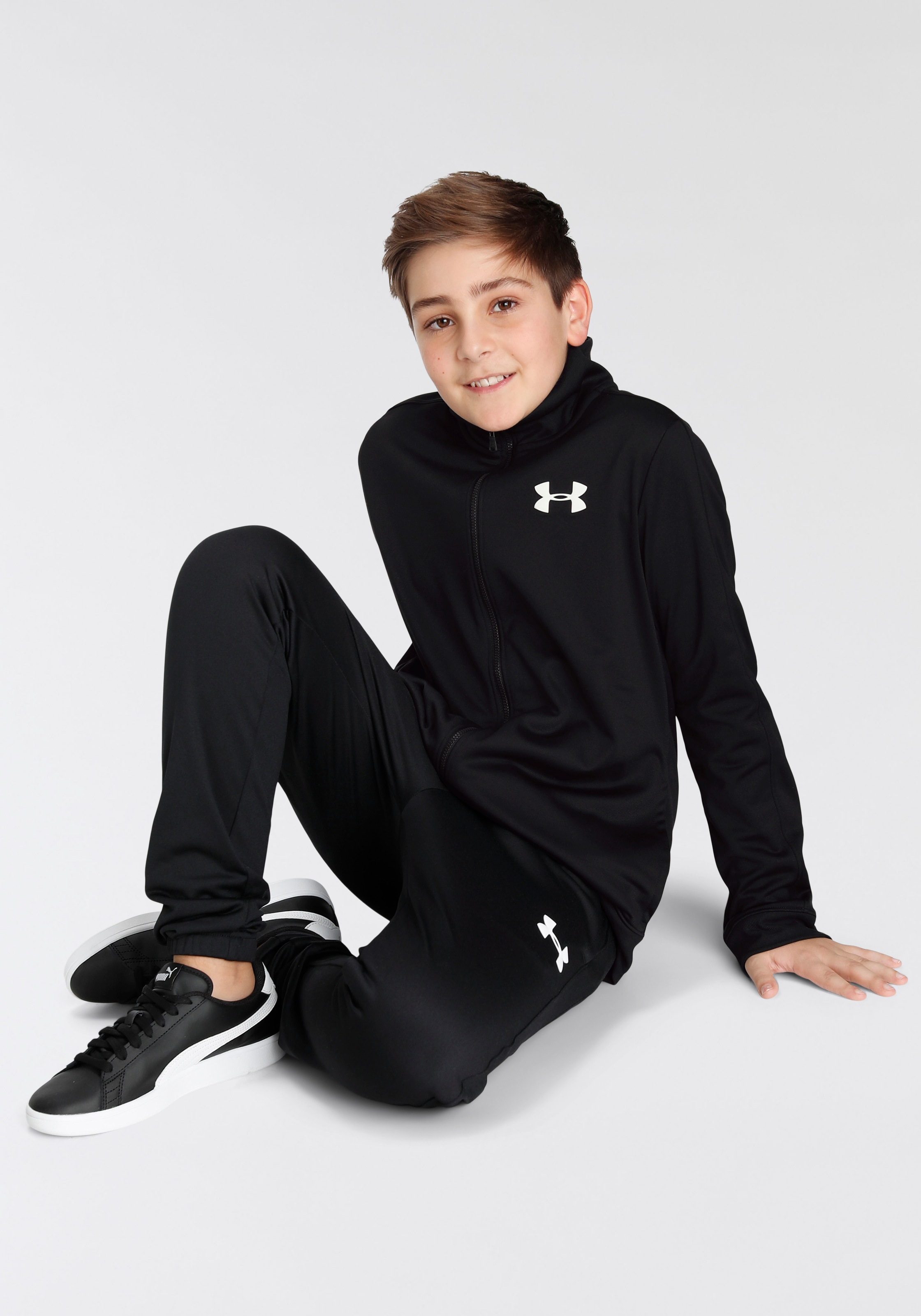 Thumbnail - Under Armour Trainingsanzug "UA RIVAL KNIT TRACK SUIT" 1 tlg. Für Kinder - Material innen weich angeraut