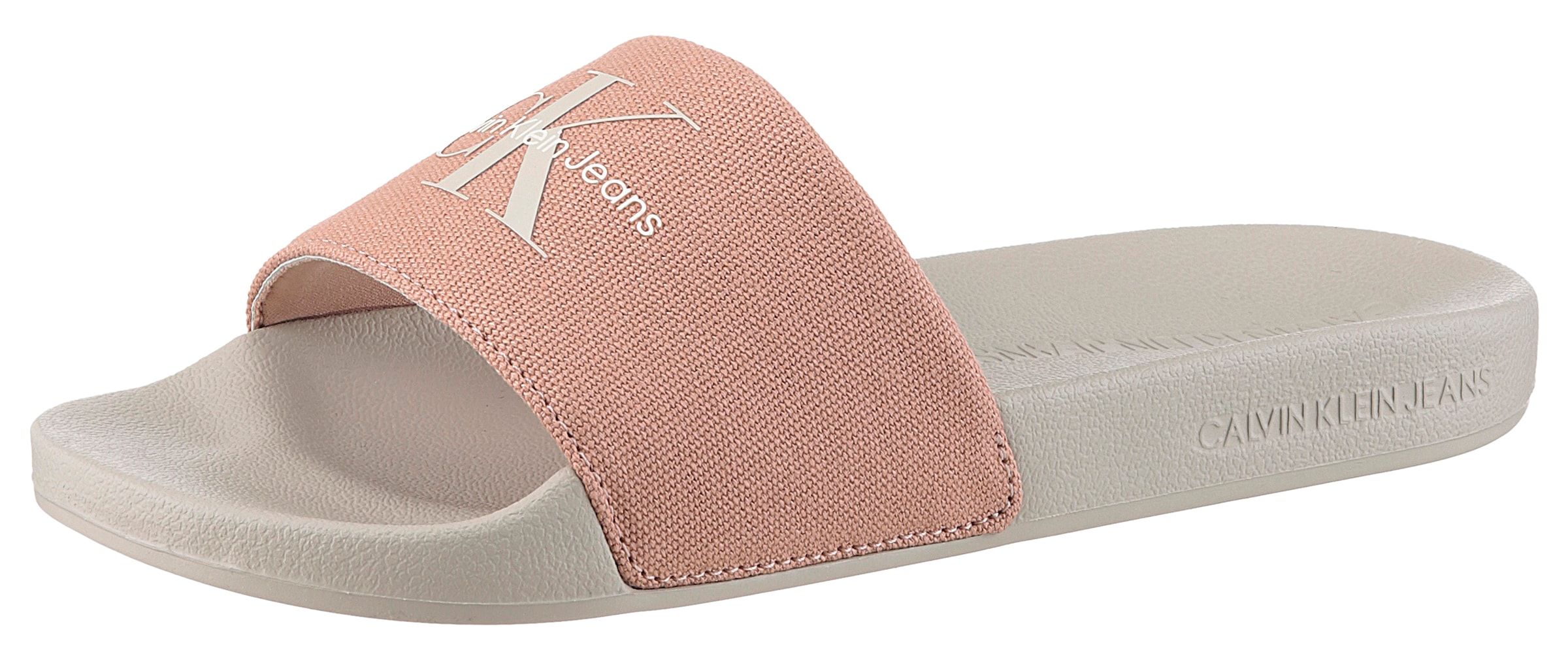 Pantolette »SLIDE MONOGRAM WMNS«, Poolslides, Schlappen, Sommerpantolette, Strandschuh...