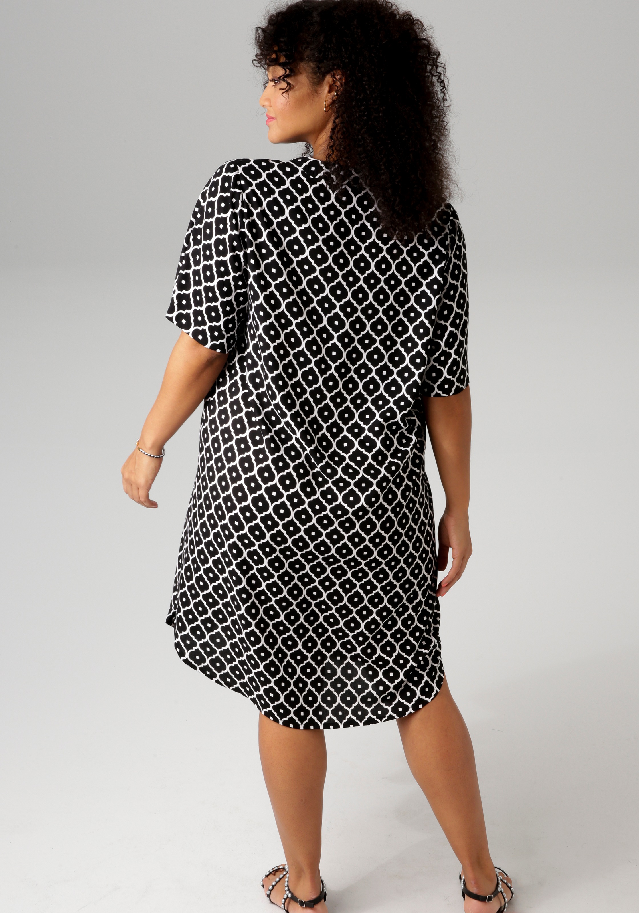 Aniston PLUS Blusenkleid, in trendigen Druck günstig online kaufen