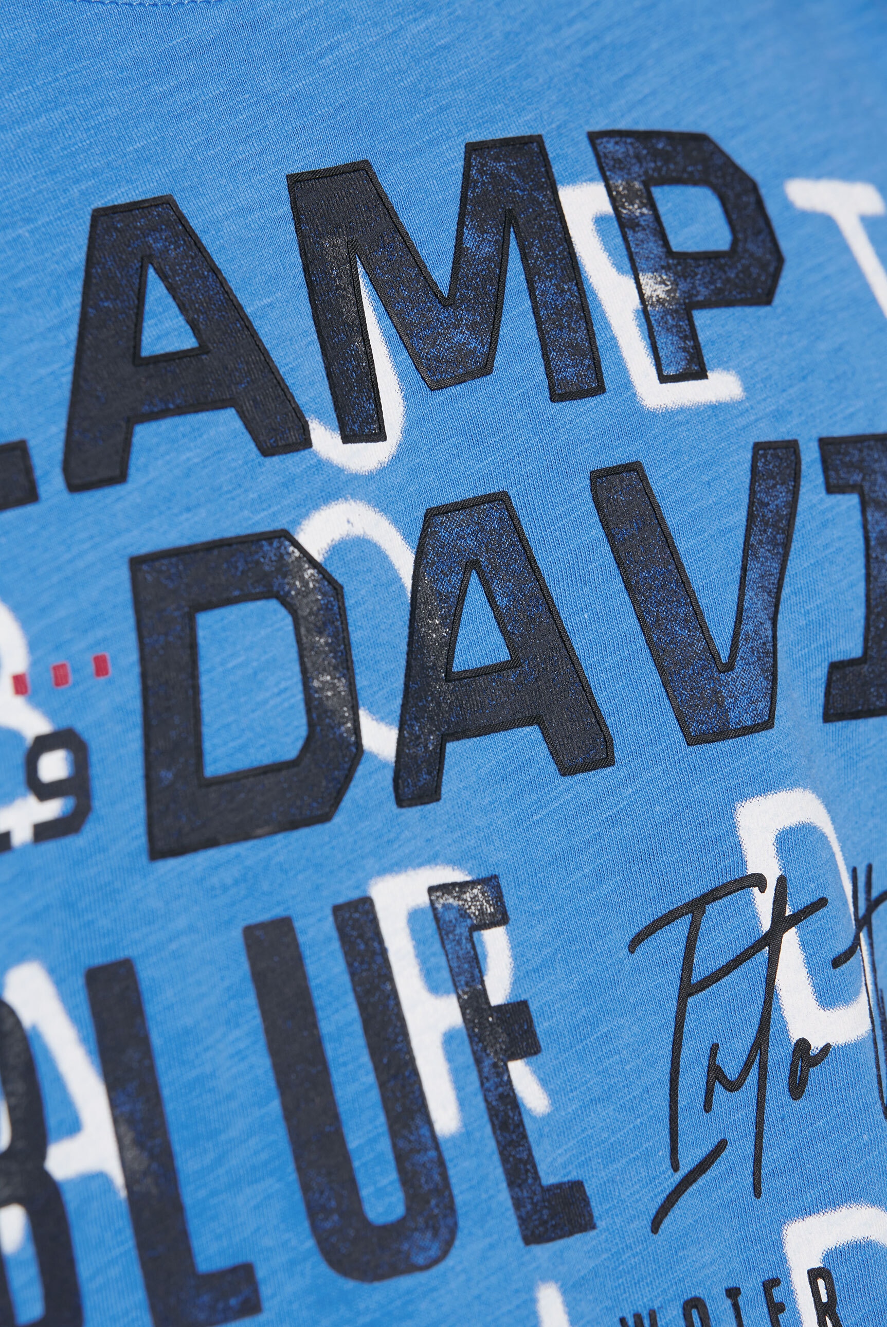 CAMP DAVID Tanktop, mit offenen Kanten an den Ausschnitten