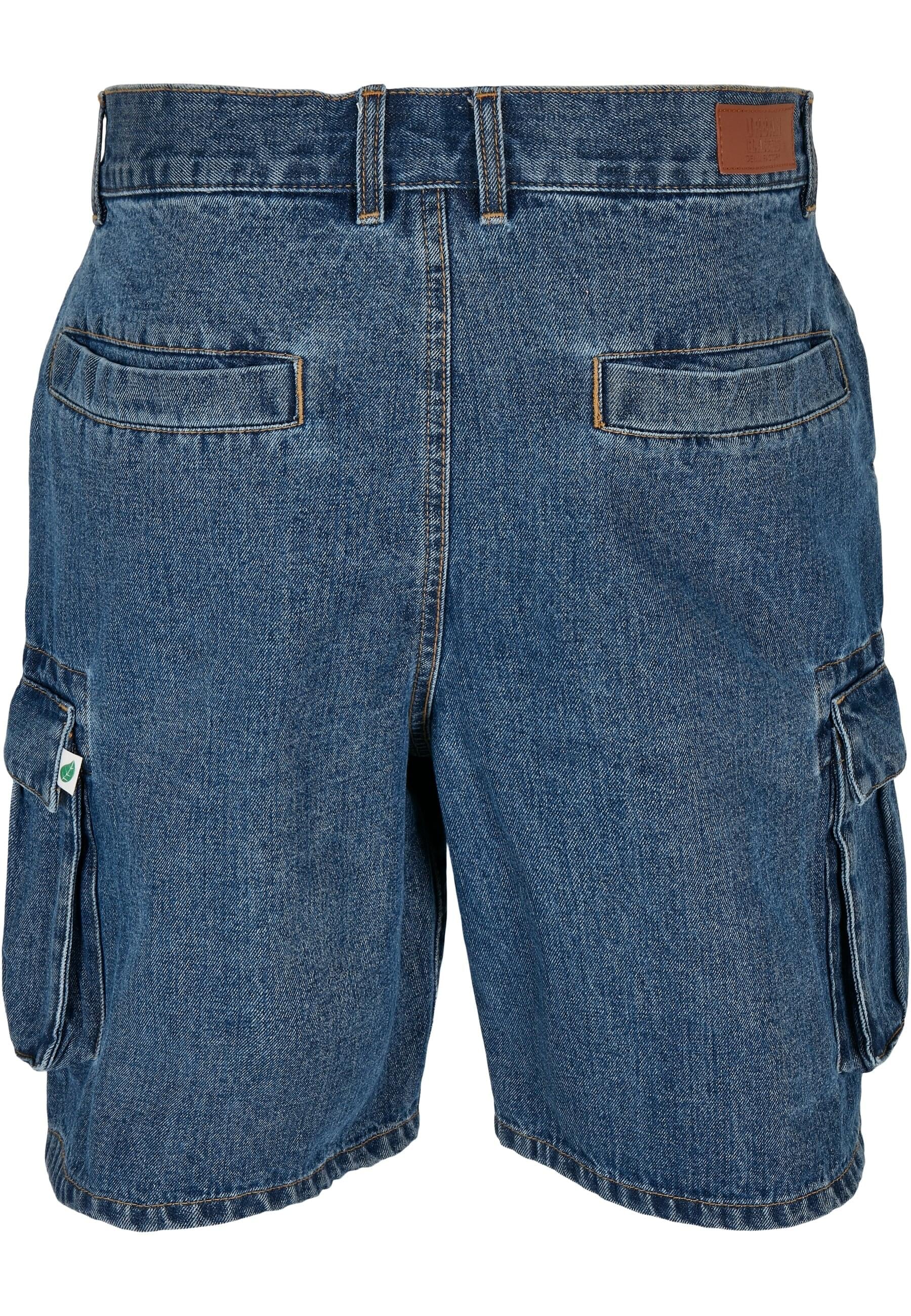 URBAN CLASSICS Cargoshorts »Urban Classics Herren Organic Denim Cargo Shorts«, (1 tlg.)