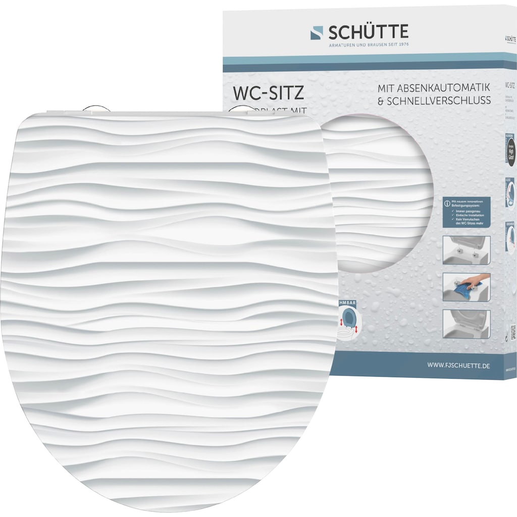 Schütte WC-Sitz »White Wave«