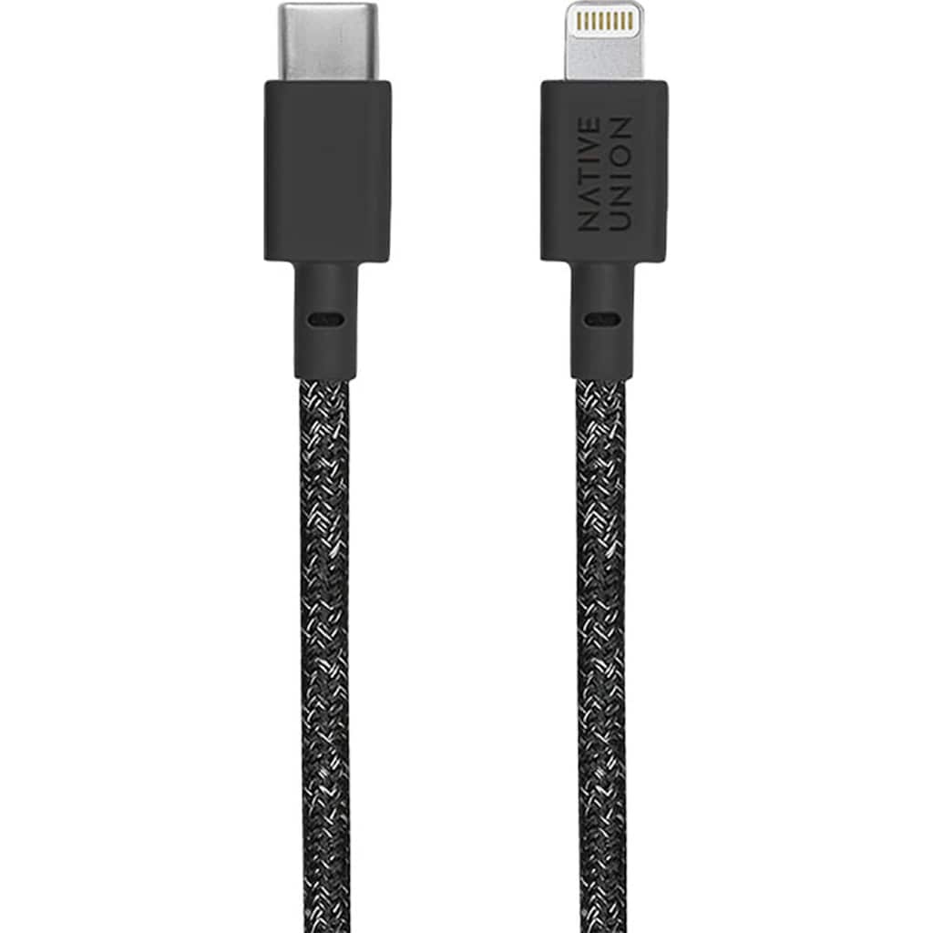 NATIVE UNION Smartphone-Kabel »Night Cable USB-C to Lightning«, USB-C, 300 cm