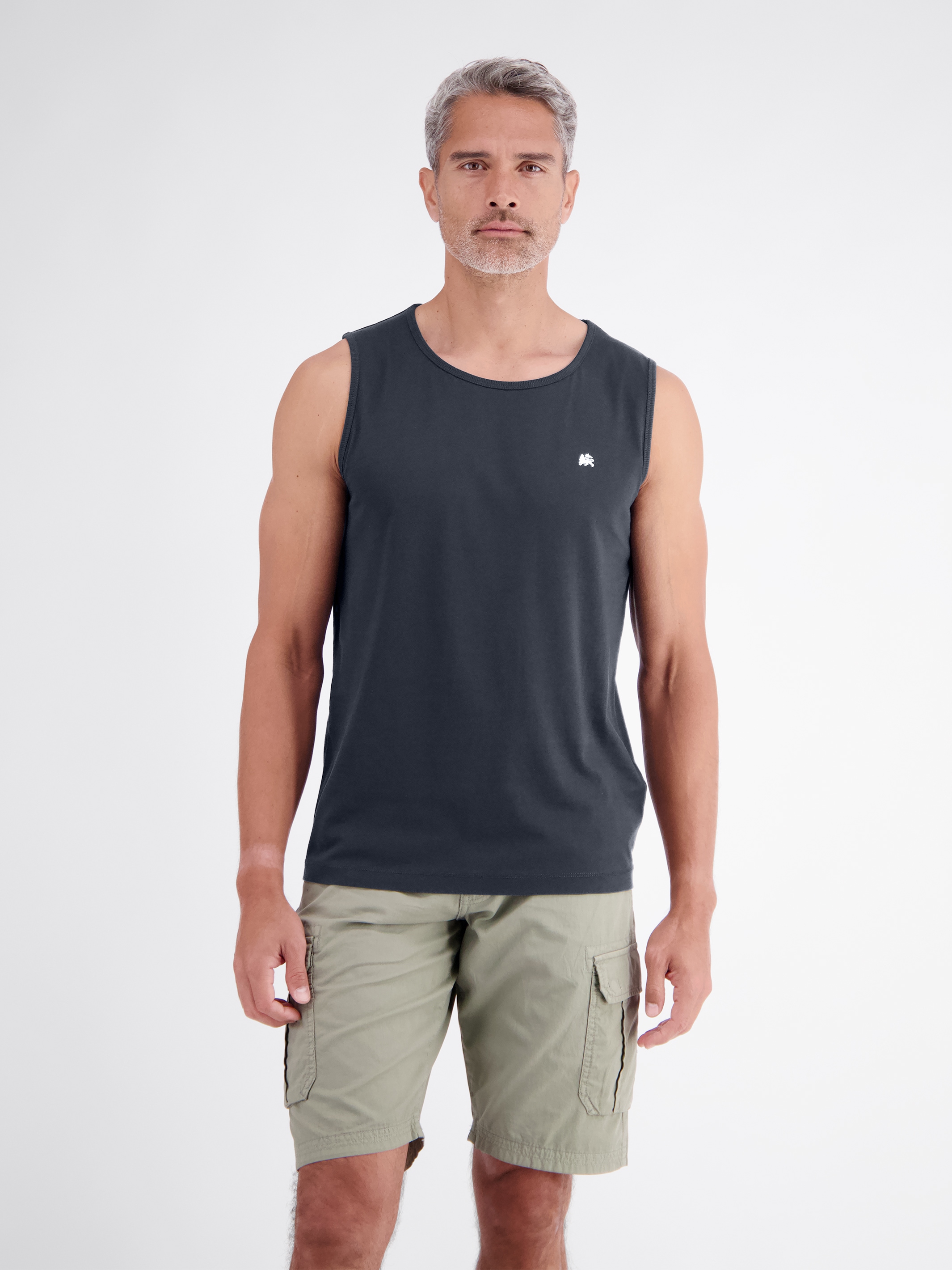 LERROS 1100000002199 "Sportliches Tanktop aus Baumwolle mit Rundhalskragen"