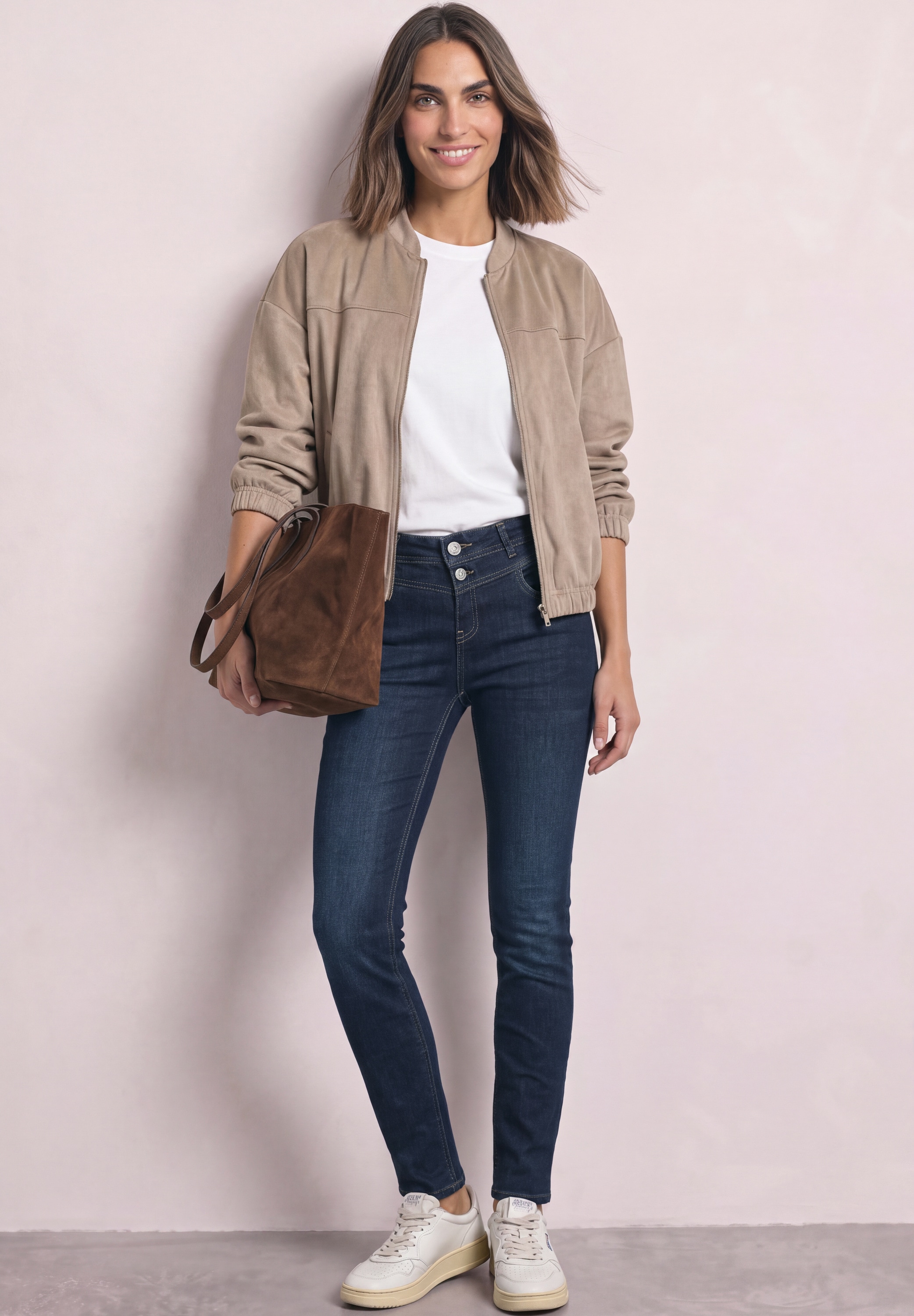 STREET ONE Comfort-fit-Jeans Middle Waist