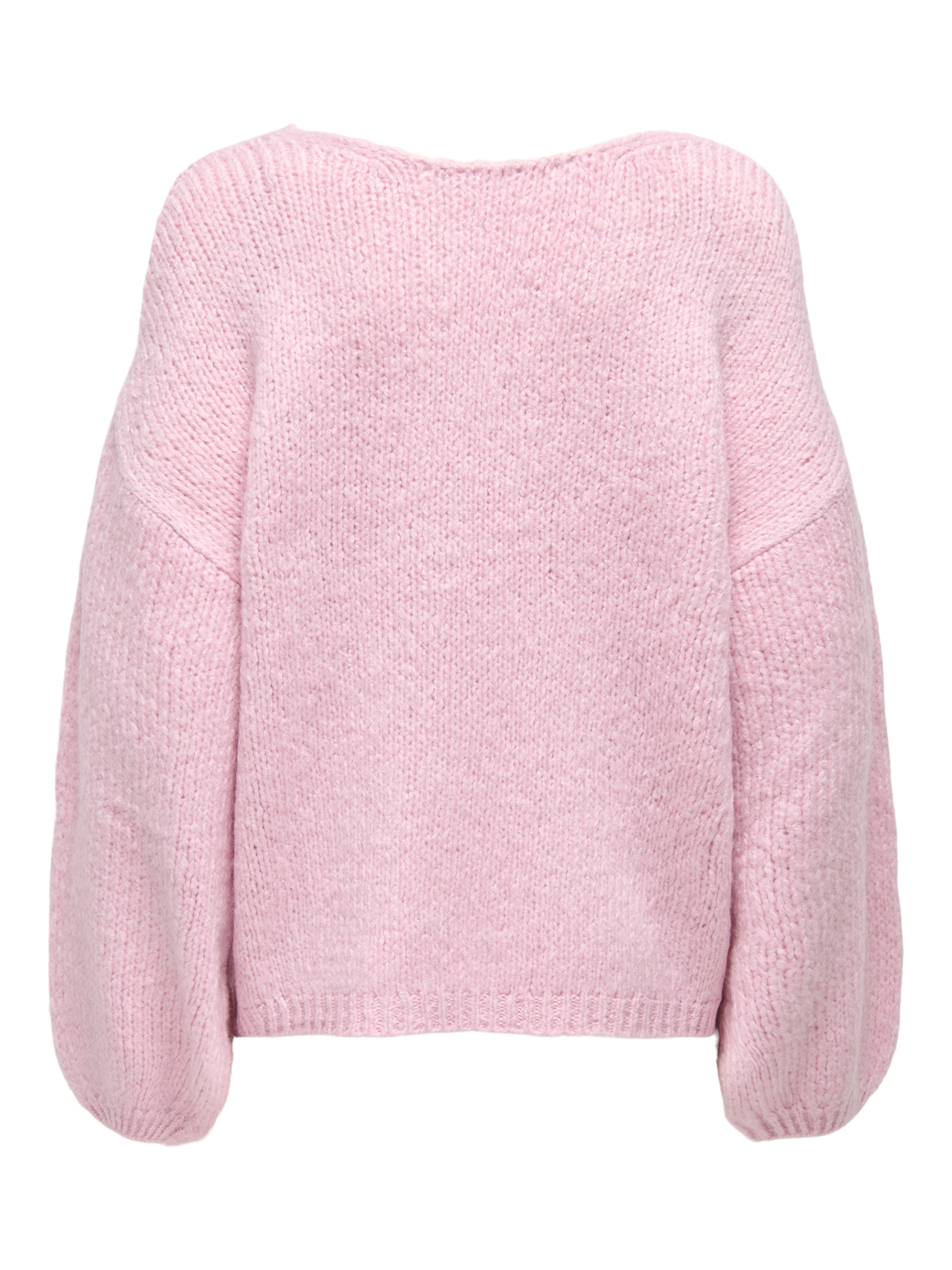 JDY V-Ausschnitt-Pullover »JDYDINEA L/S REVERSIBLE PULLOV. KNT NOOS« Kunstfaser, regular fit