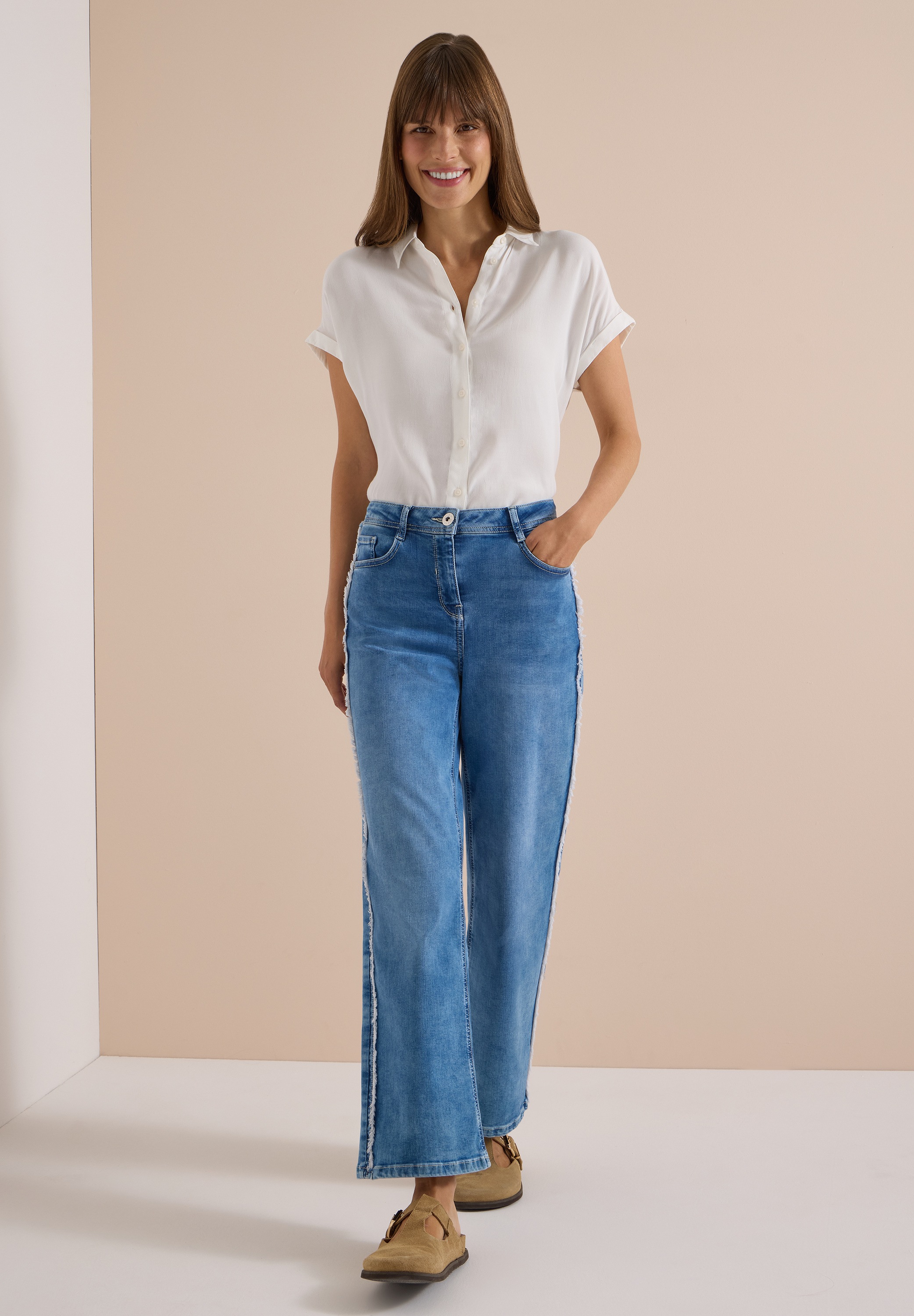 Cecil Slim-fit-Jeans High Waist