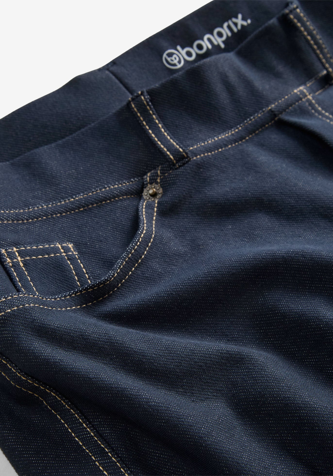 bonprix Leggings  Skinny Fit, mit Eingrifftaschen und Gesäßtaschen, mit Gummizug