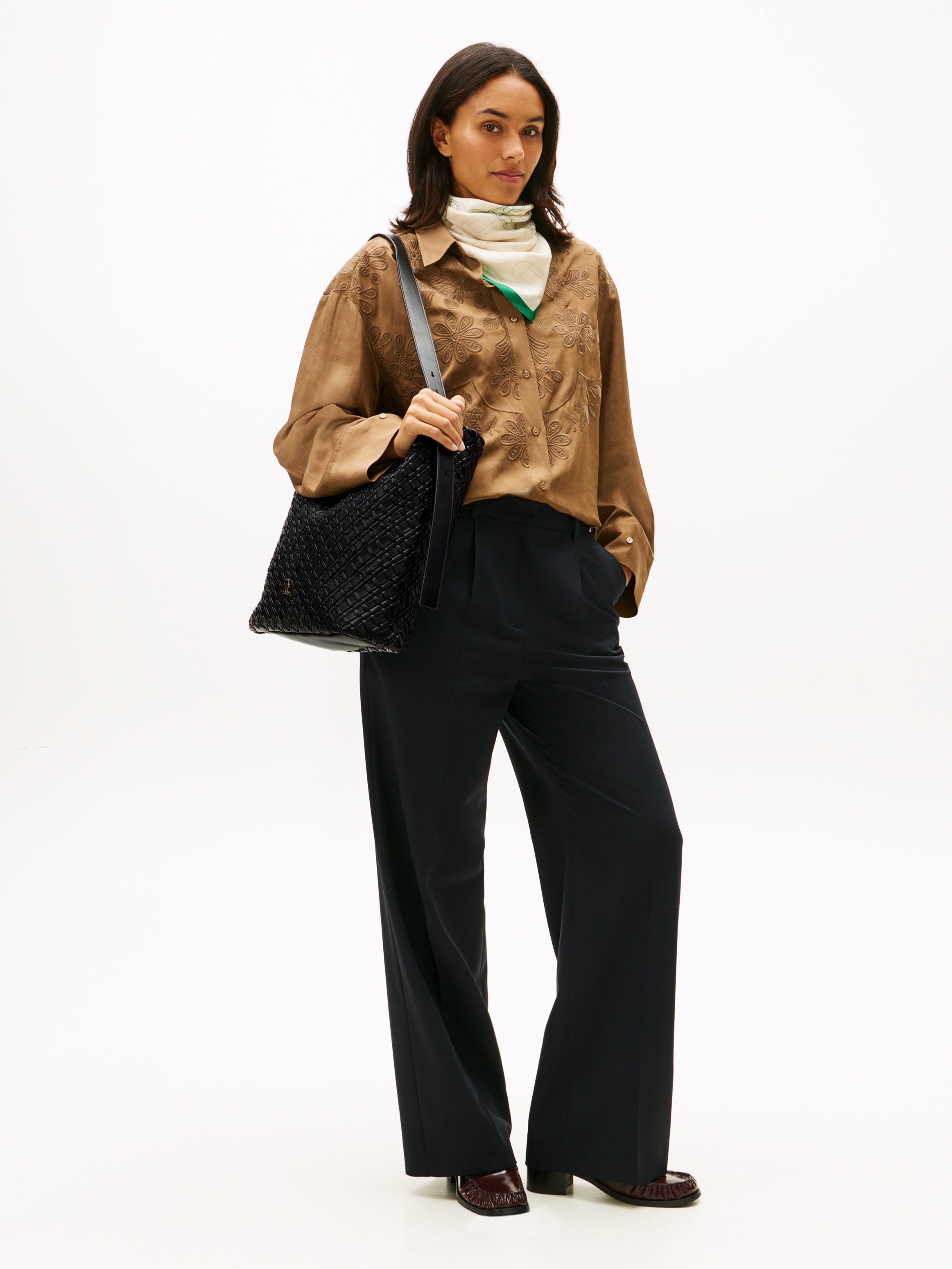 Tommy Hilfiger Tragetasche "TH BRAIDED MAXI HOBO", Damen Umhängetasche, Sch günstig online kaufen