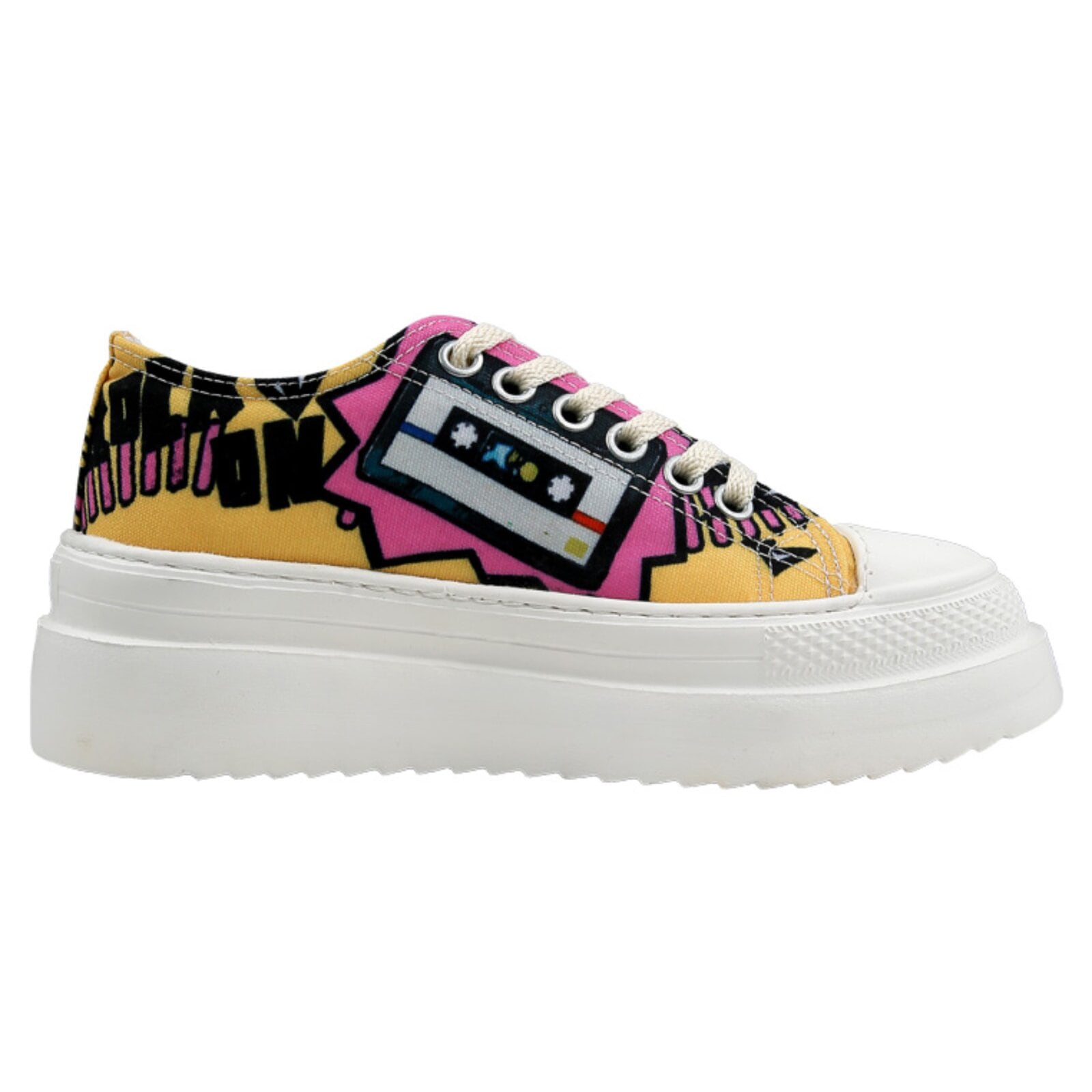DOGO Sneaker »Freya Low-Top Sneaker Rock On Damen Sneaker«  Handgefertigt