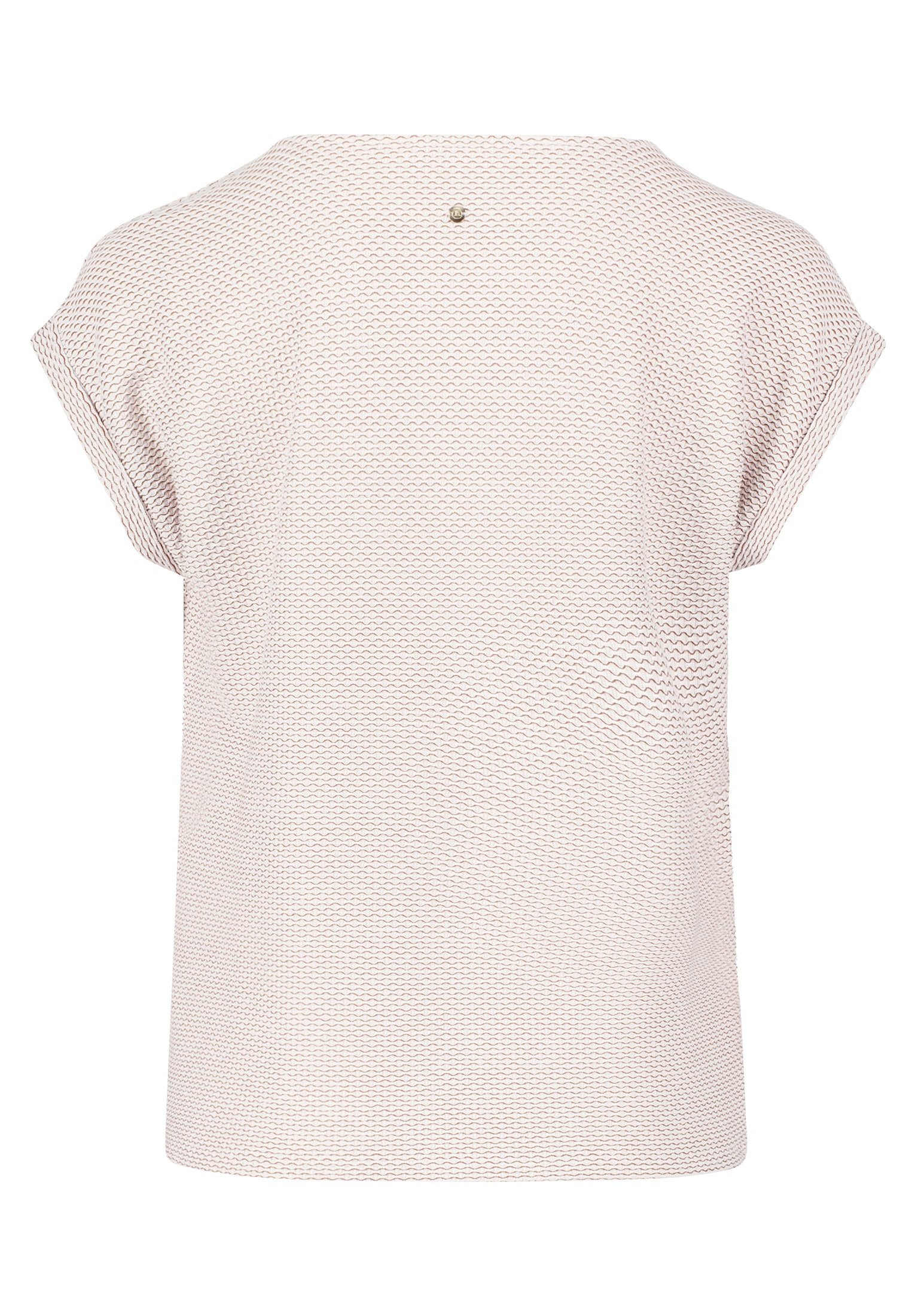 Betty&Co Kurzarmshirt »Betty & Co Casual-Shirt mit Wellenstruktur«, (1 tlg.), Struktur