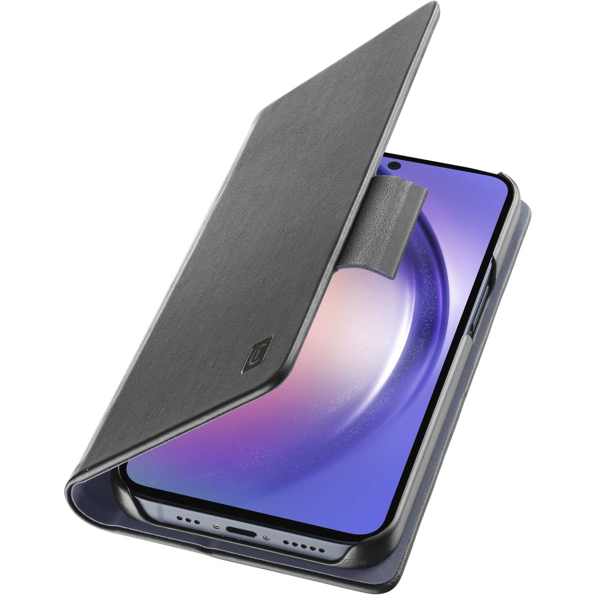 Cellularline Handyhülle »Book Case für Samsung Galaxy A55 5G«, Bookcover, Schutzhülle, Handyschutzhülle, Case, Schutzcase, stoßfest